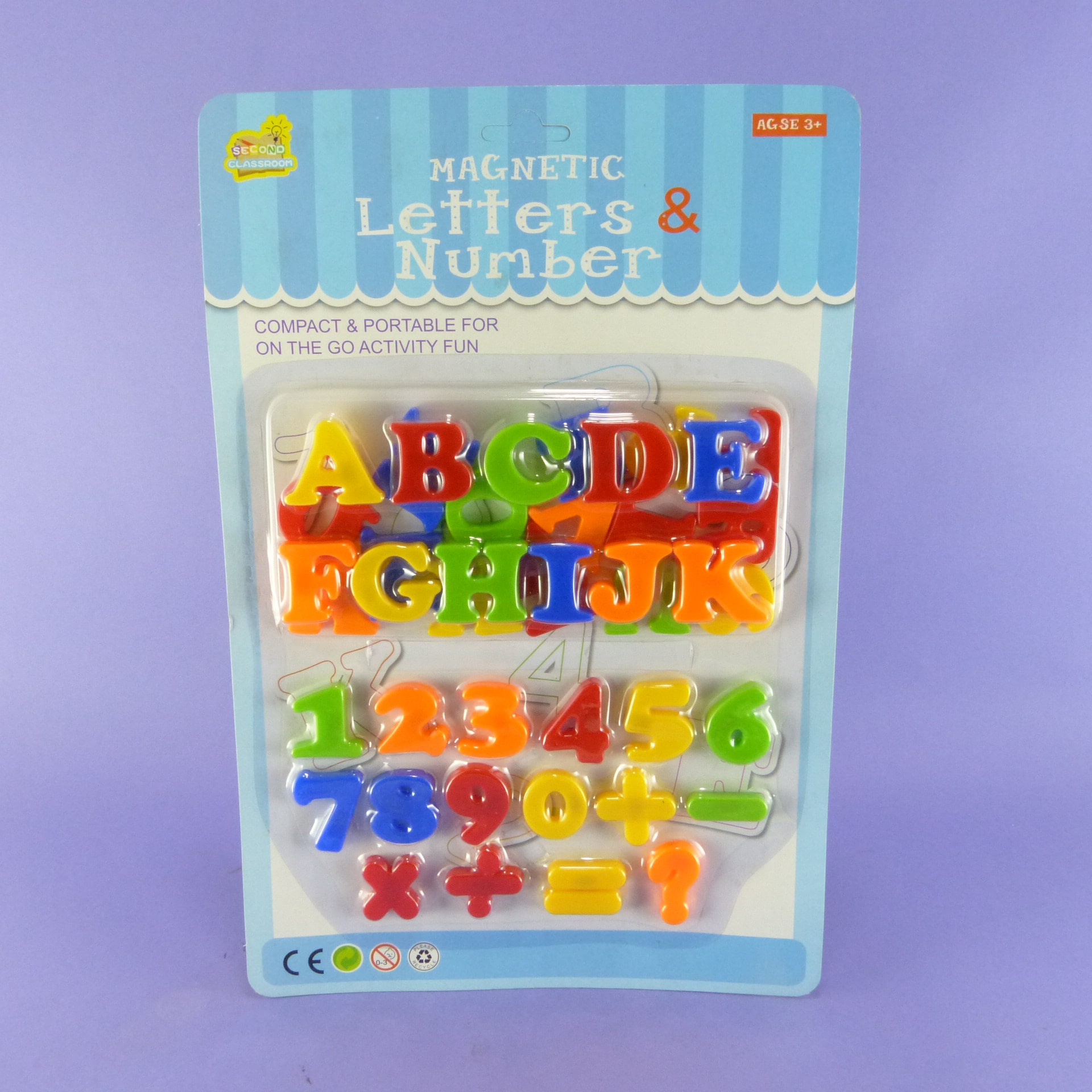 Encartonado de números y letras imantad