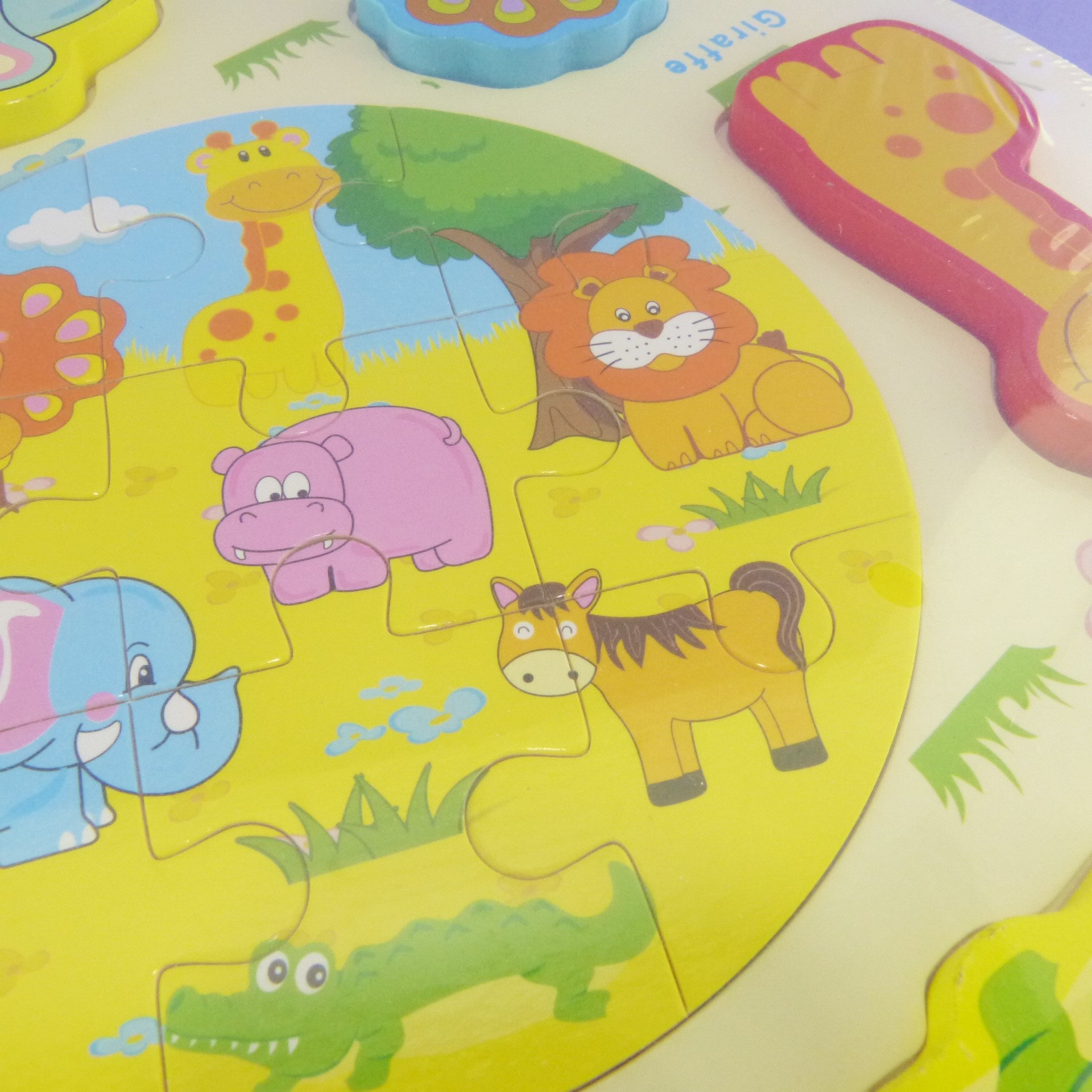 Juego didáctico de bloques y rompecabez