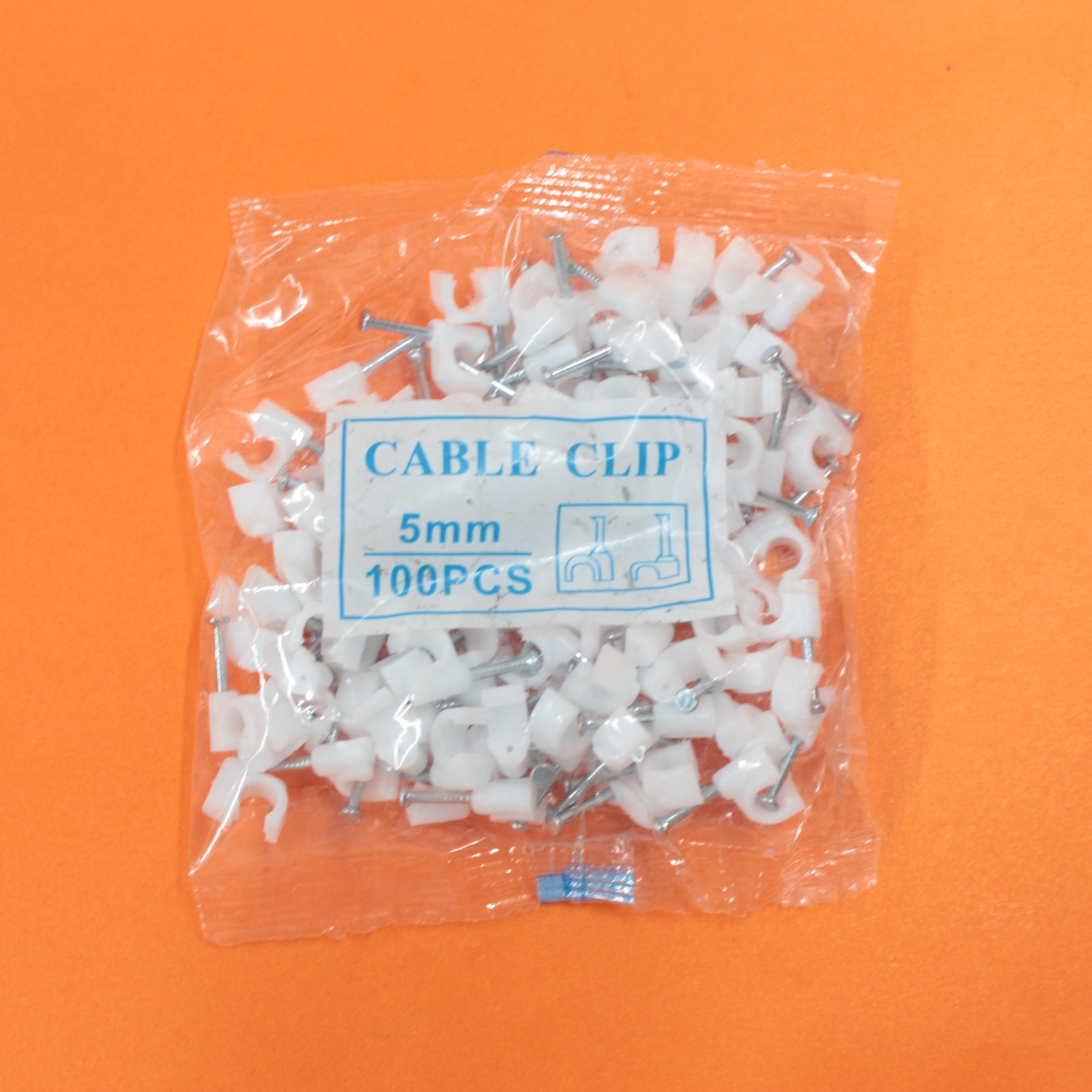 Fijador para cable de 5 mm