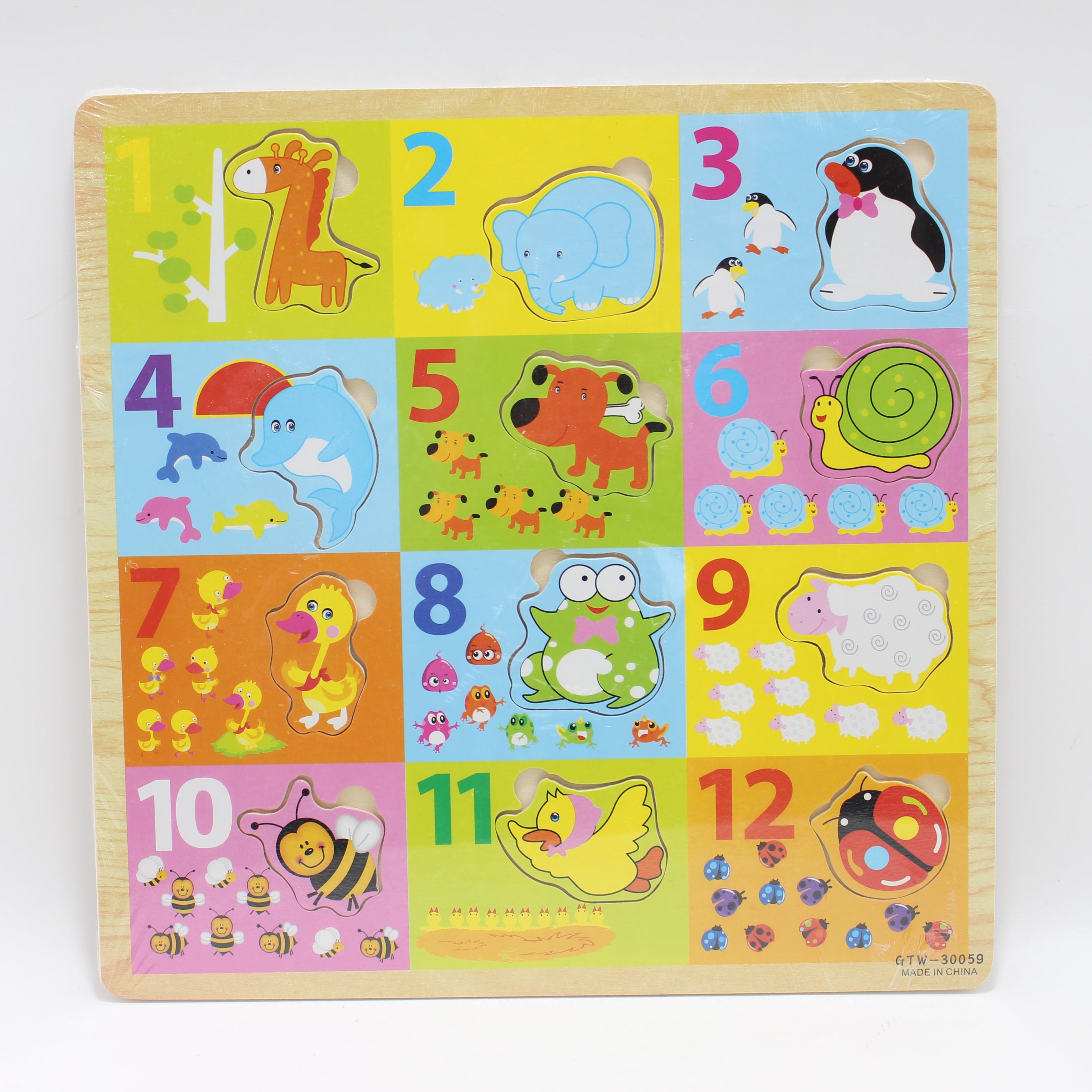 ENCAJABLES DIDÁCTICOS DE MADERA, PALMAS