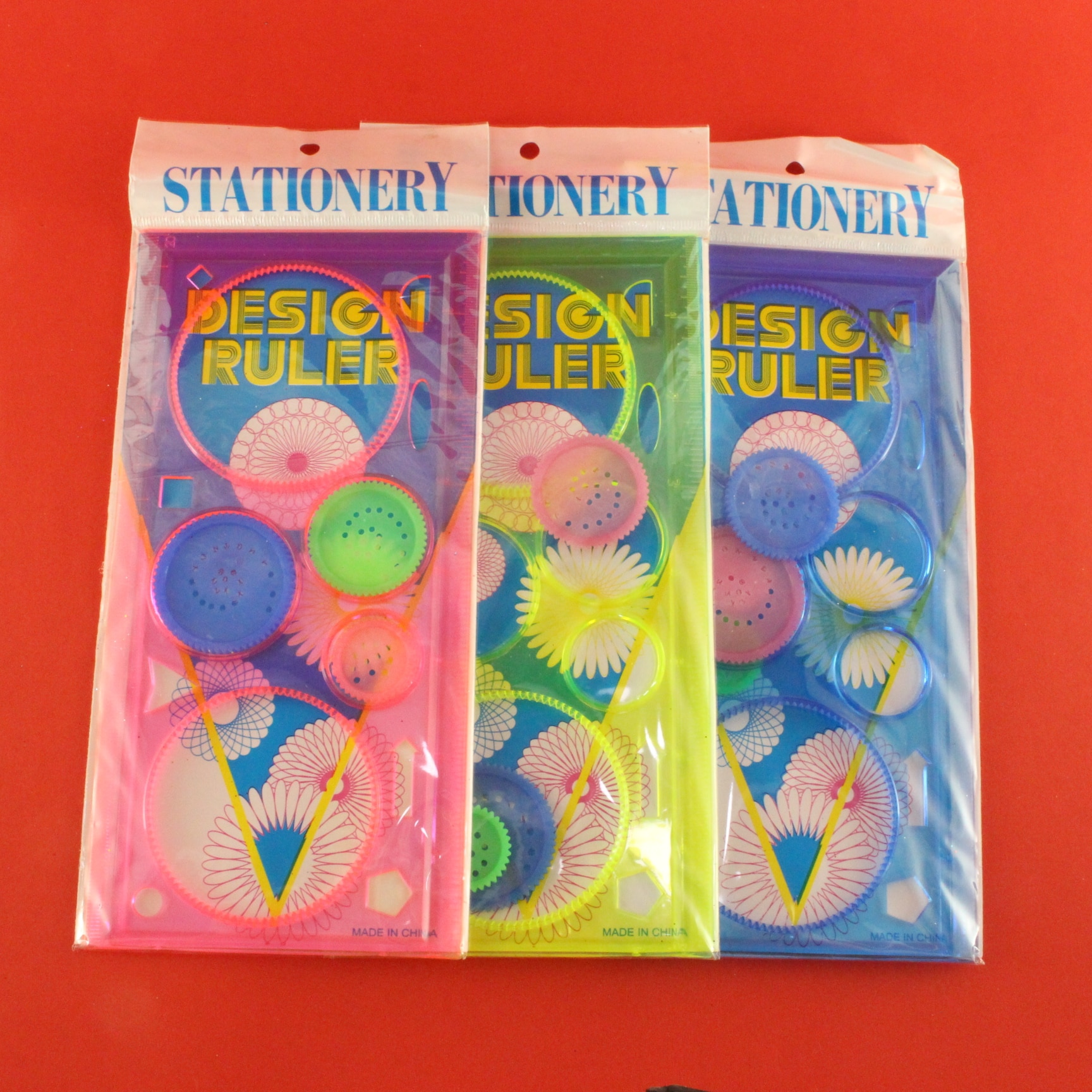 Regla con trazos circulo