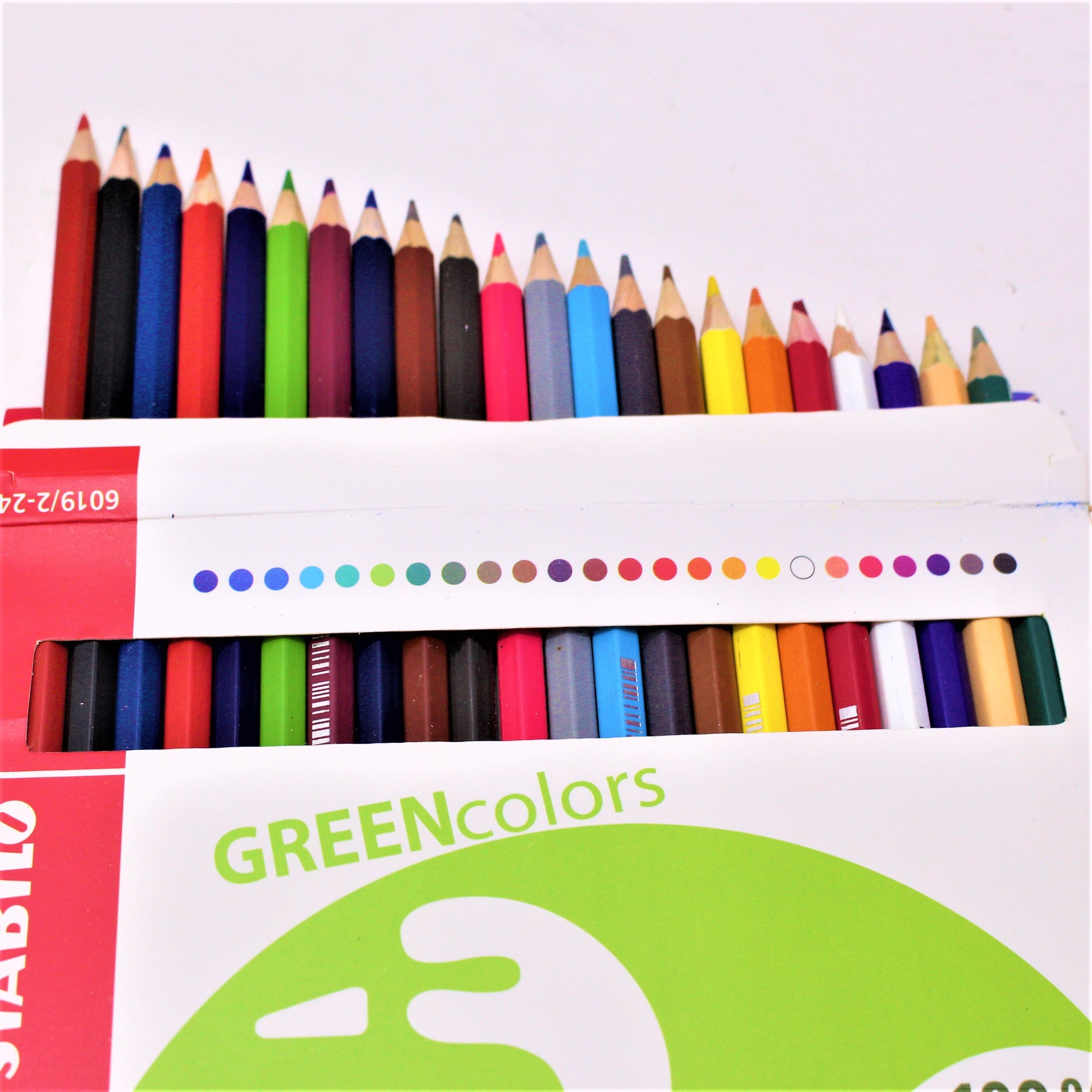 Miniatura 2 de COLORES GREEN COLORS X 24 PIEZAS STABIL