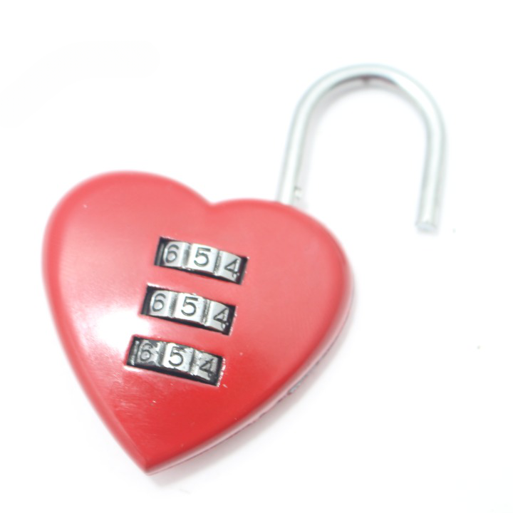 Miniatura 3 de CANDADO CON COMBINACION FORMA CORAZON C