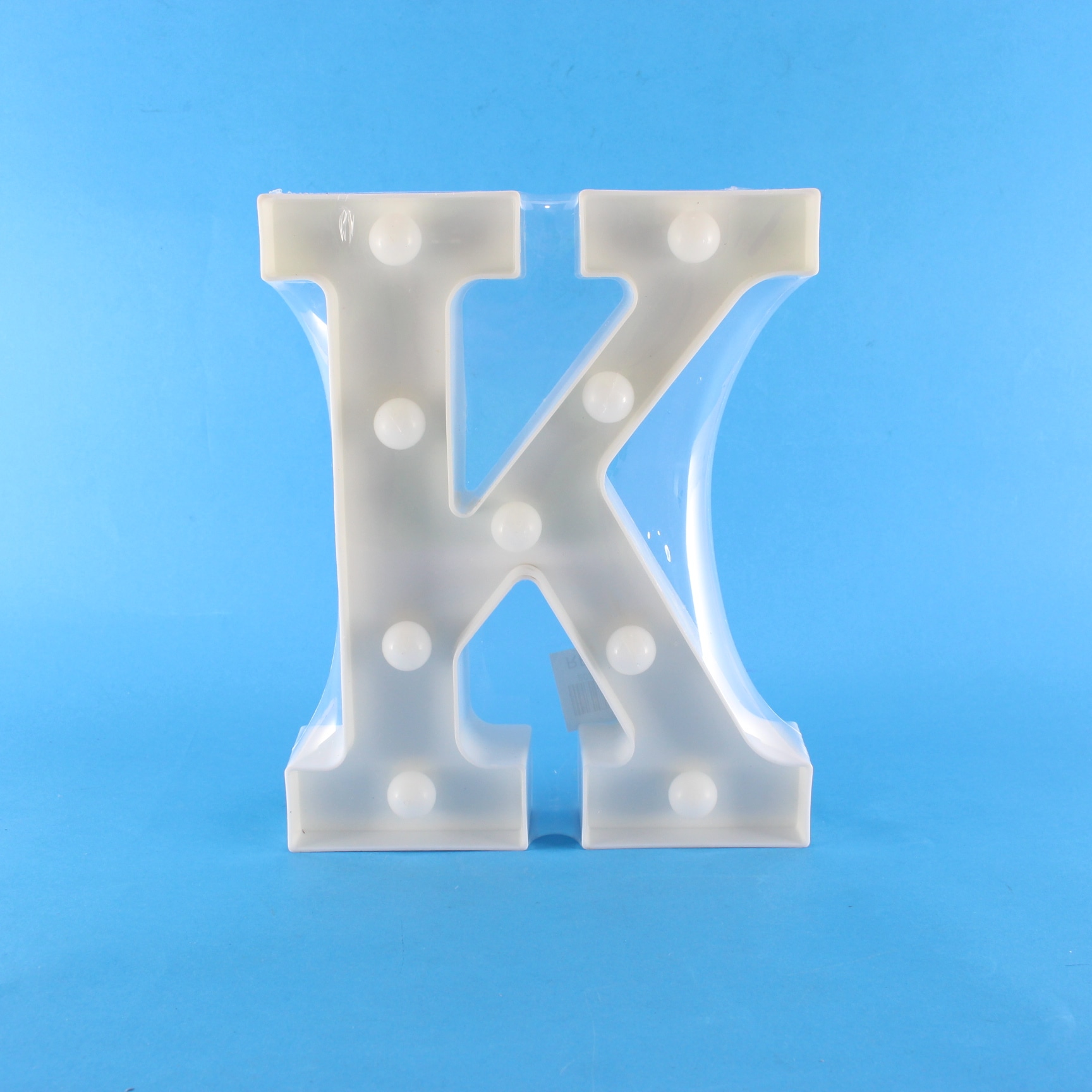 Miniatura 2 de Letra Led (K) Cálida decorativa