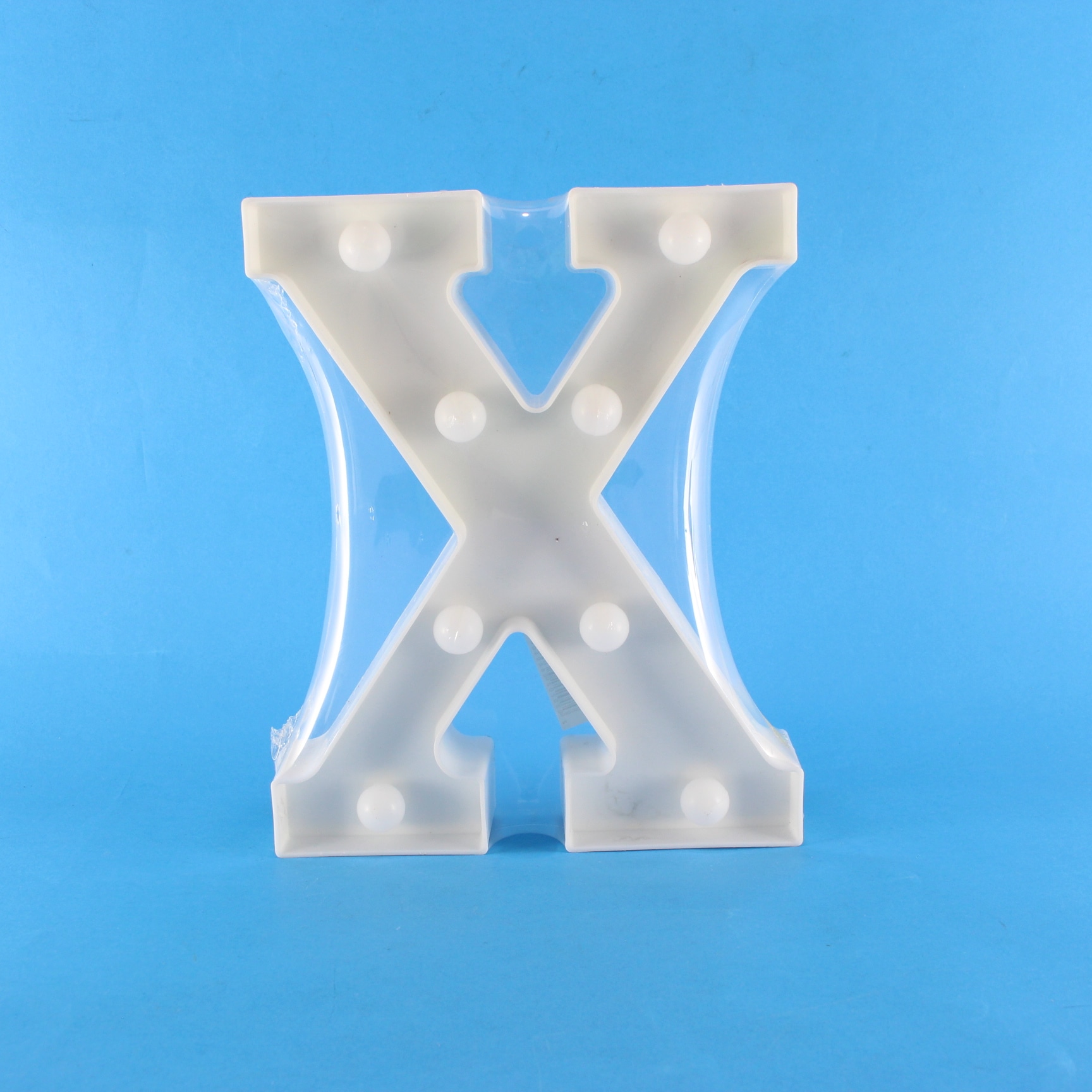 Miniatura 2 de Letra Led (X) Cálida decorativa