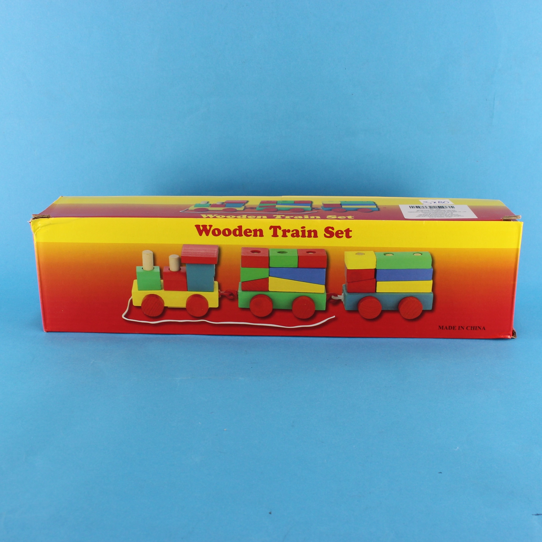 Tren Armable didáctico de madera