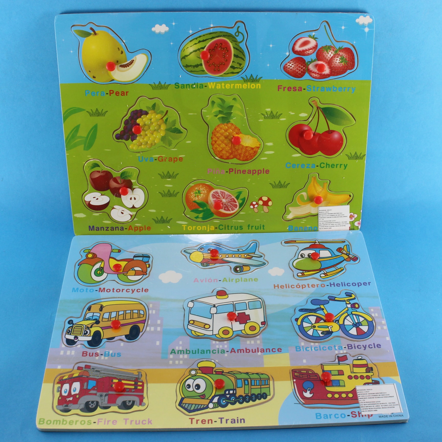 Miniatura 3 de JUEGO DIDÁCTICO ENCAJABLE MADERA, PARTE