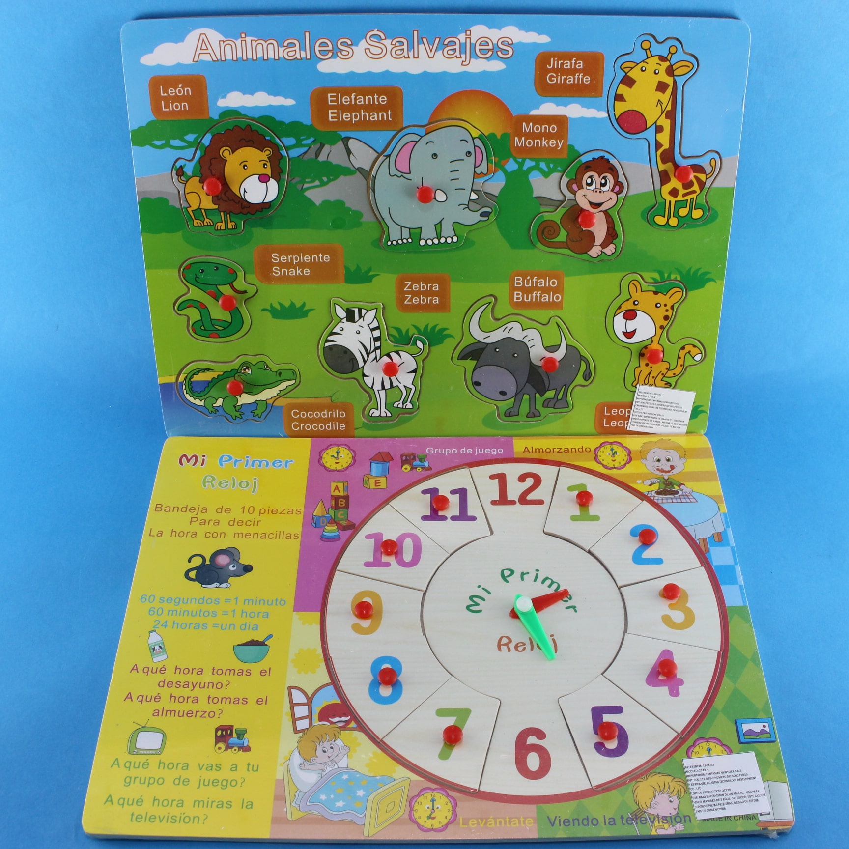 JUEGO DIDÁCTICO ENCAJABLE MADERA, PARTE