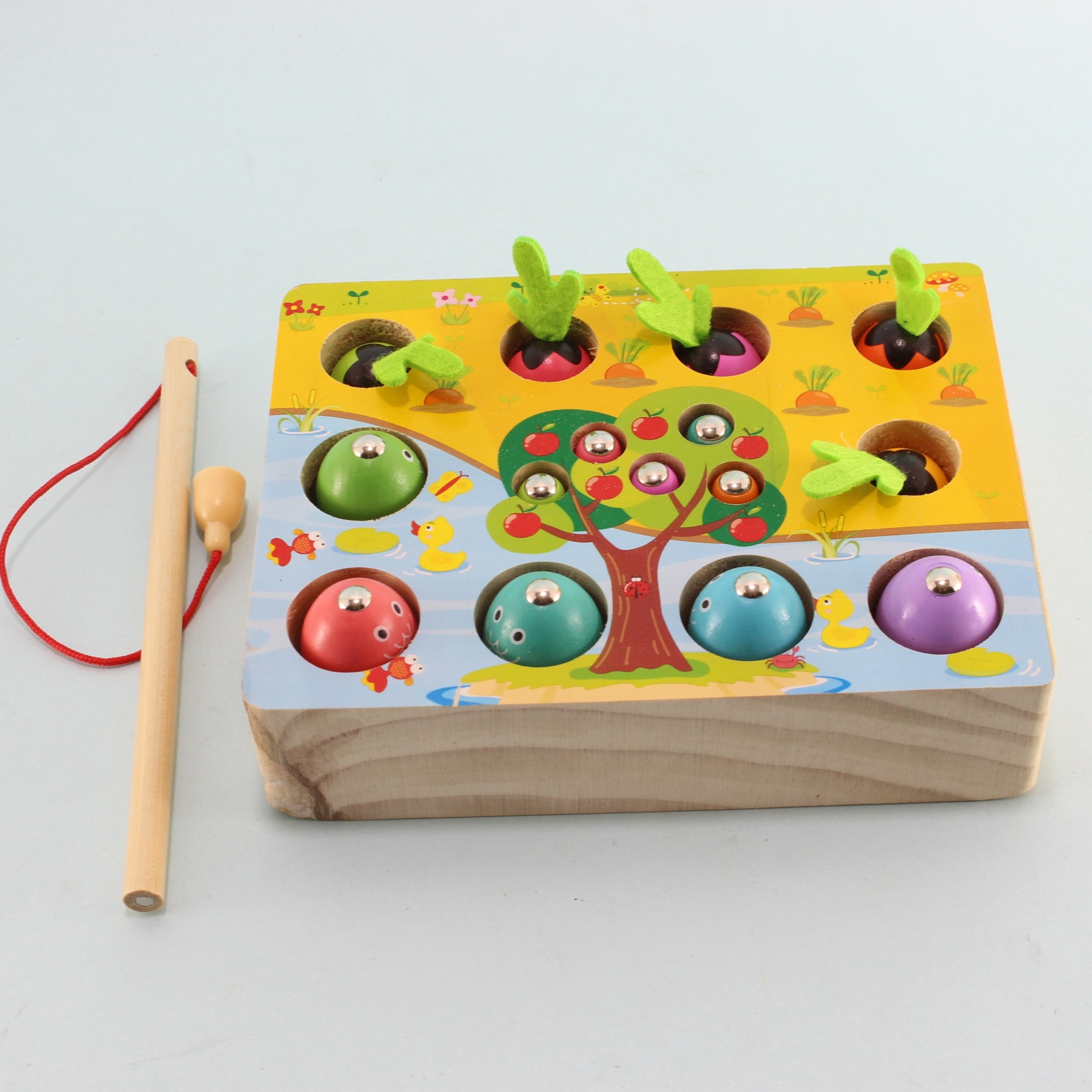 Juego didacticopesca milagrosa en mader