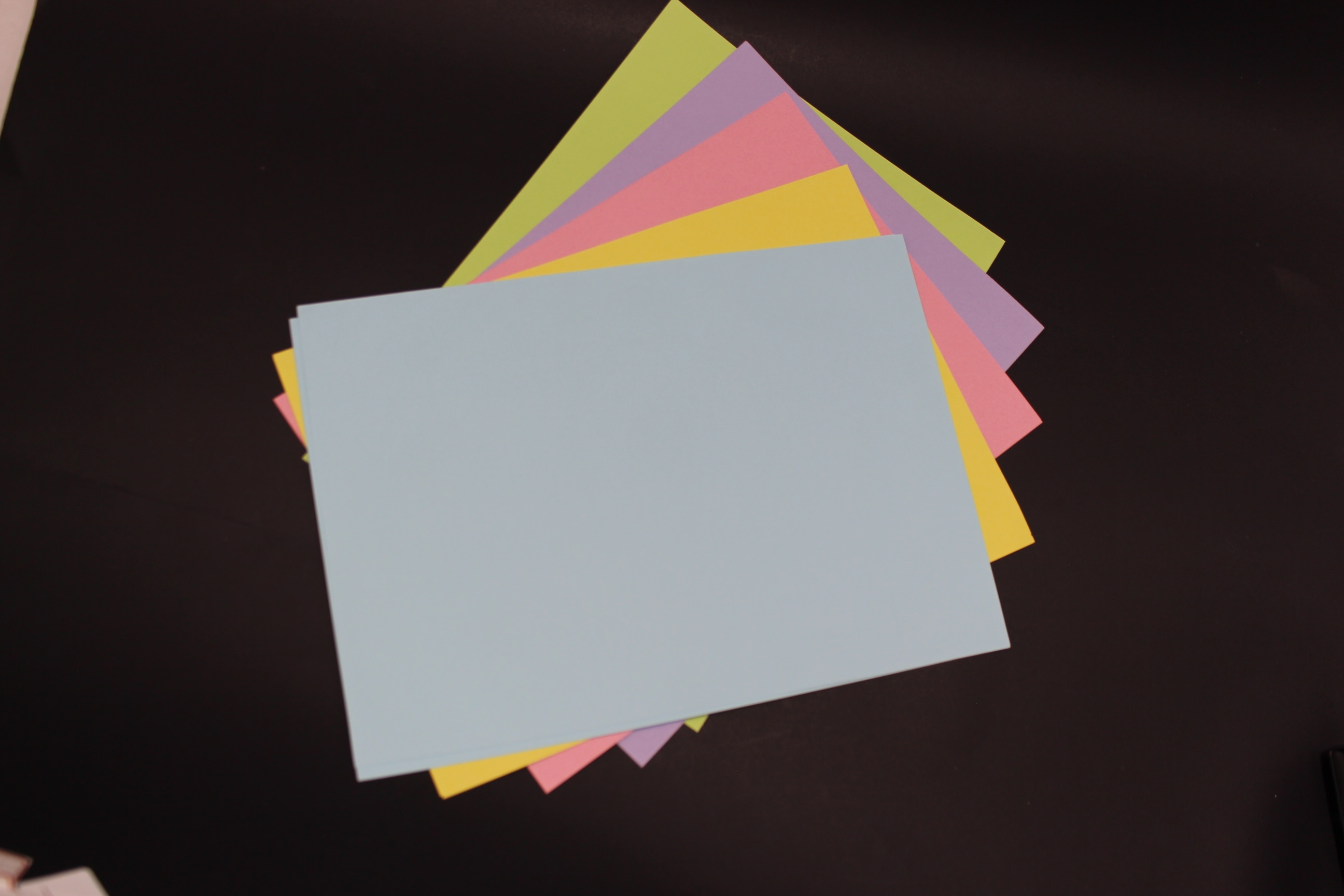 CARTULINA TAMAÑO A4 COLORES  X 10