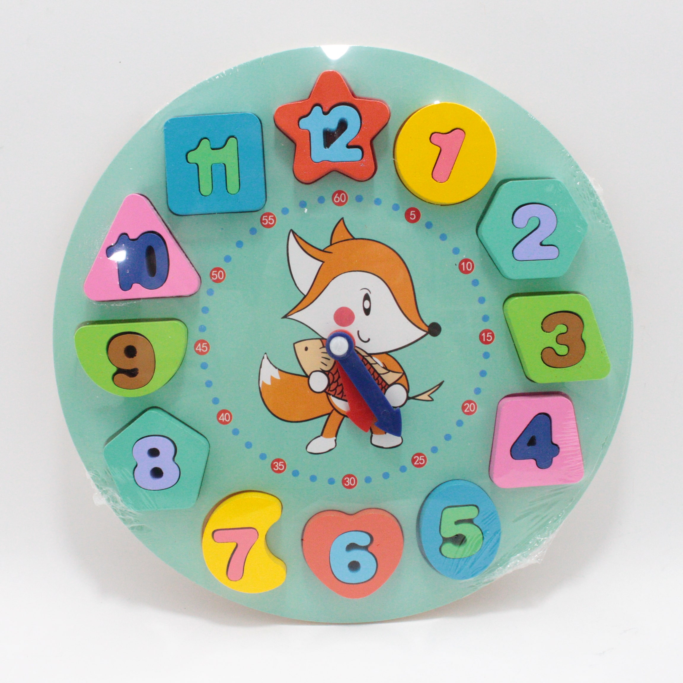 Miniatura 2 de didactico reloj encajable en madera