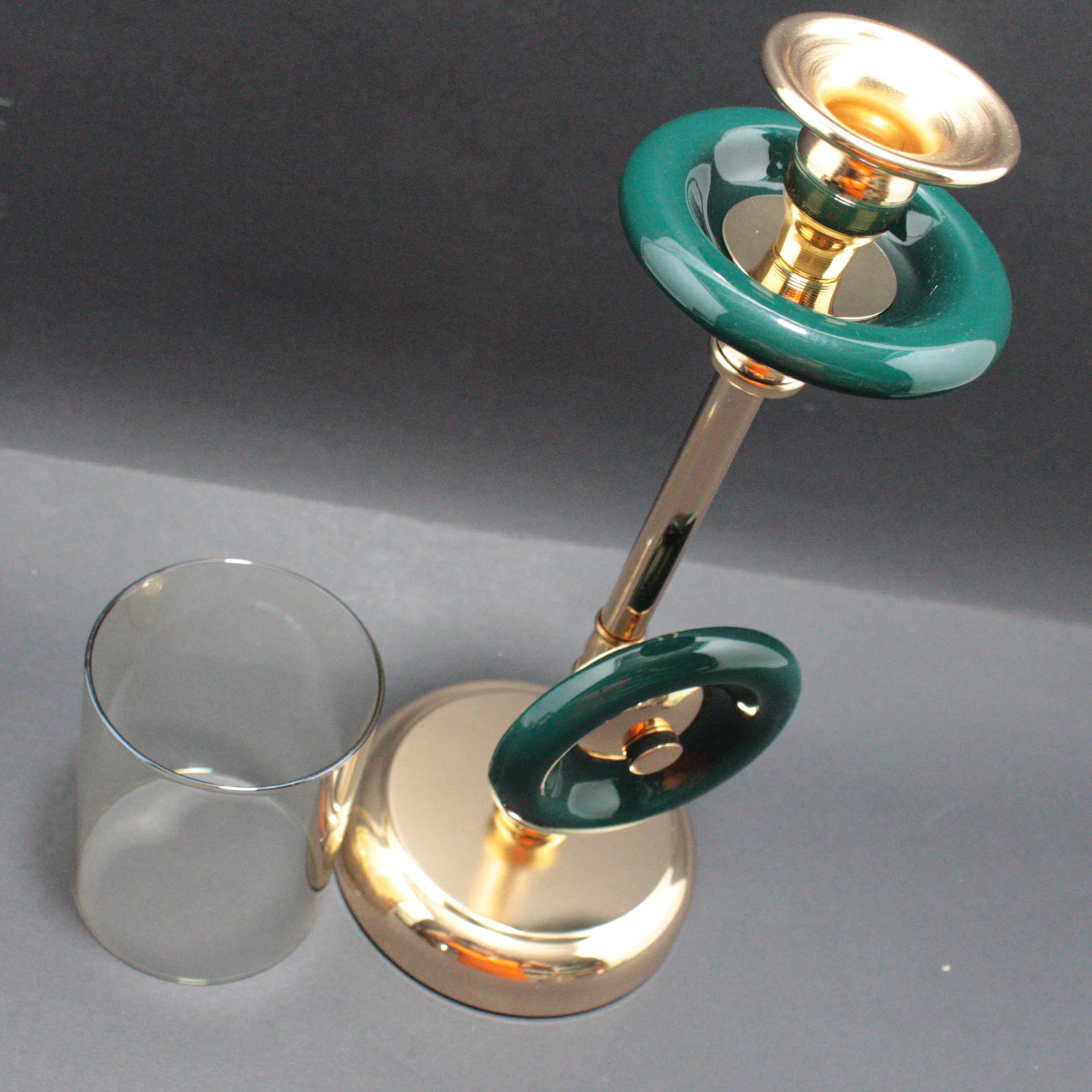 Candelabro Largo cerámica y metal