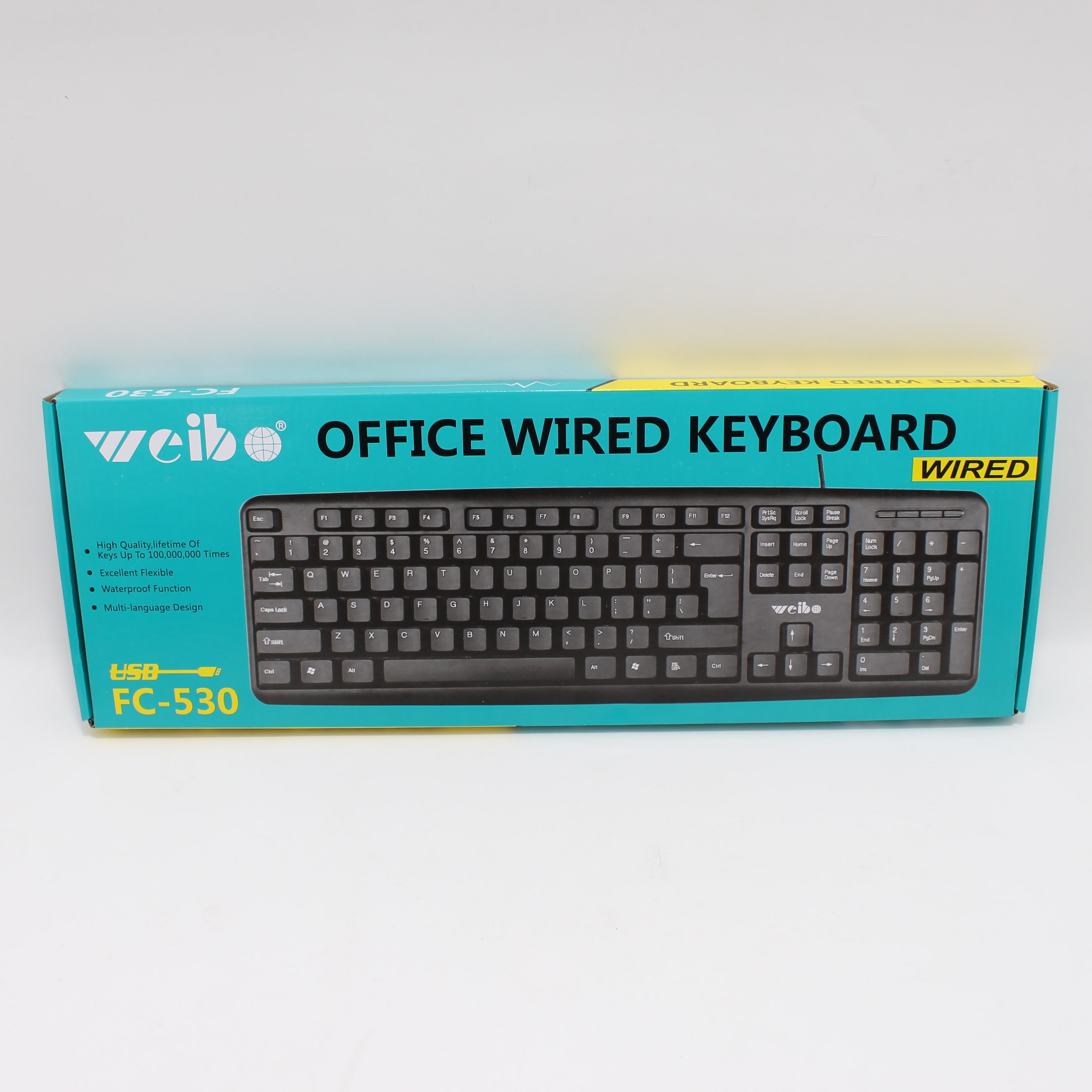 Miniatura 2 de Teclado alámbrico Weibo