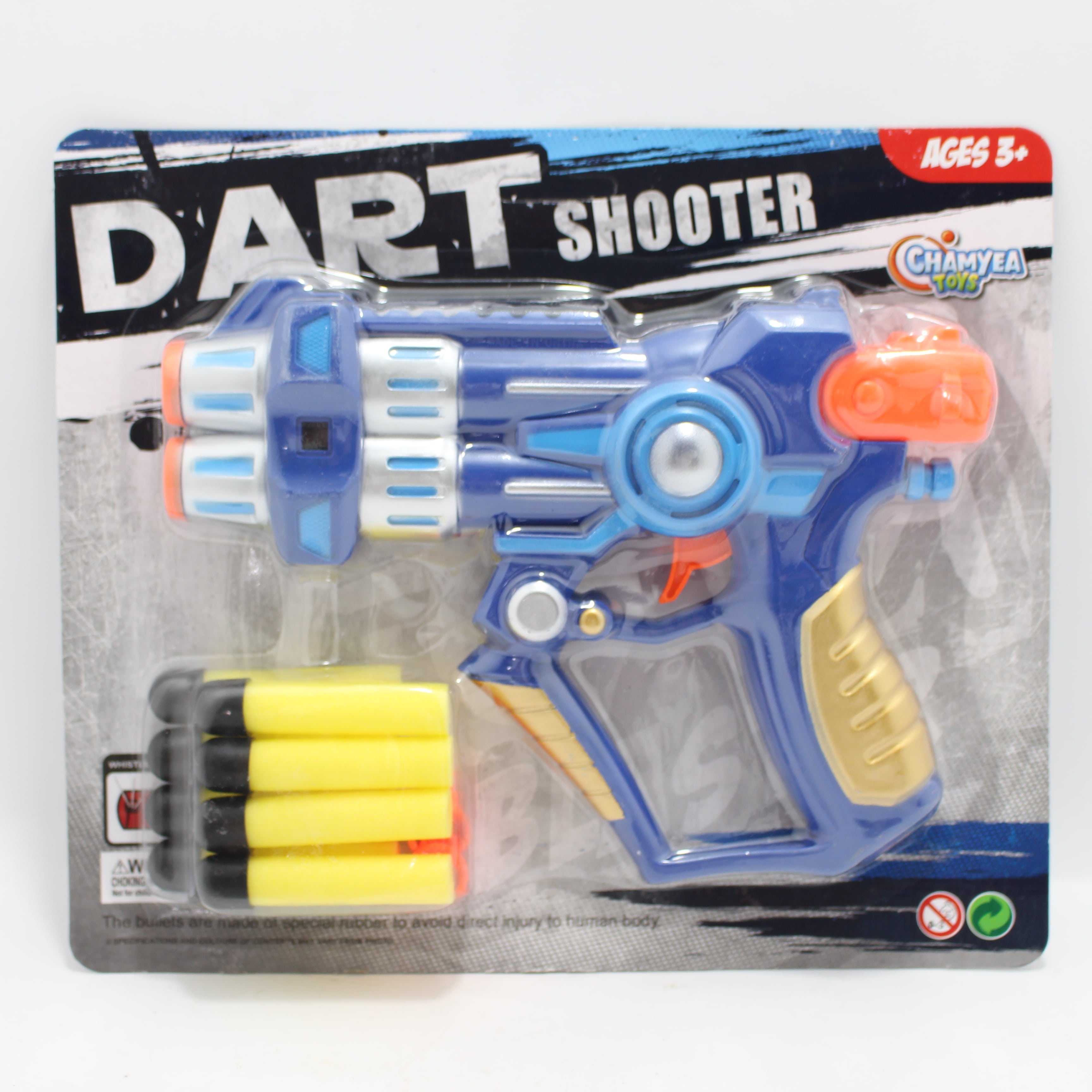 Pistola de dardos doble con 8 dardos