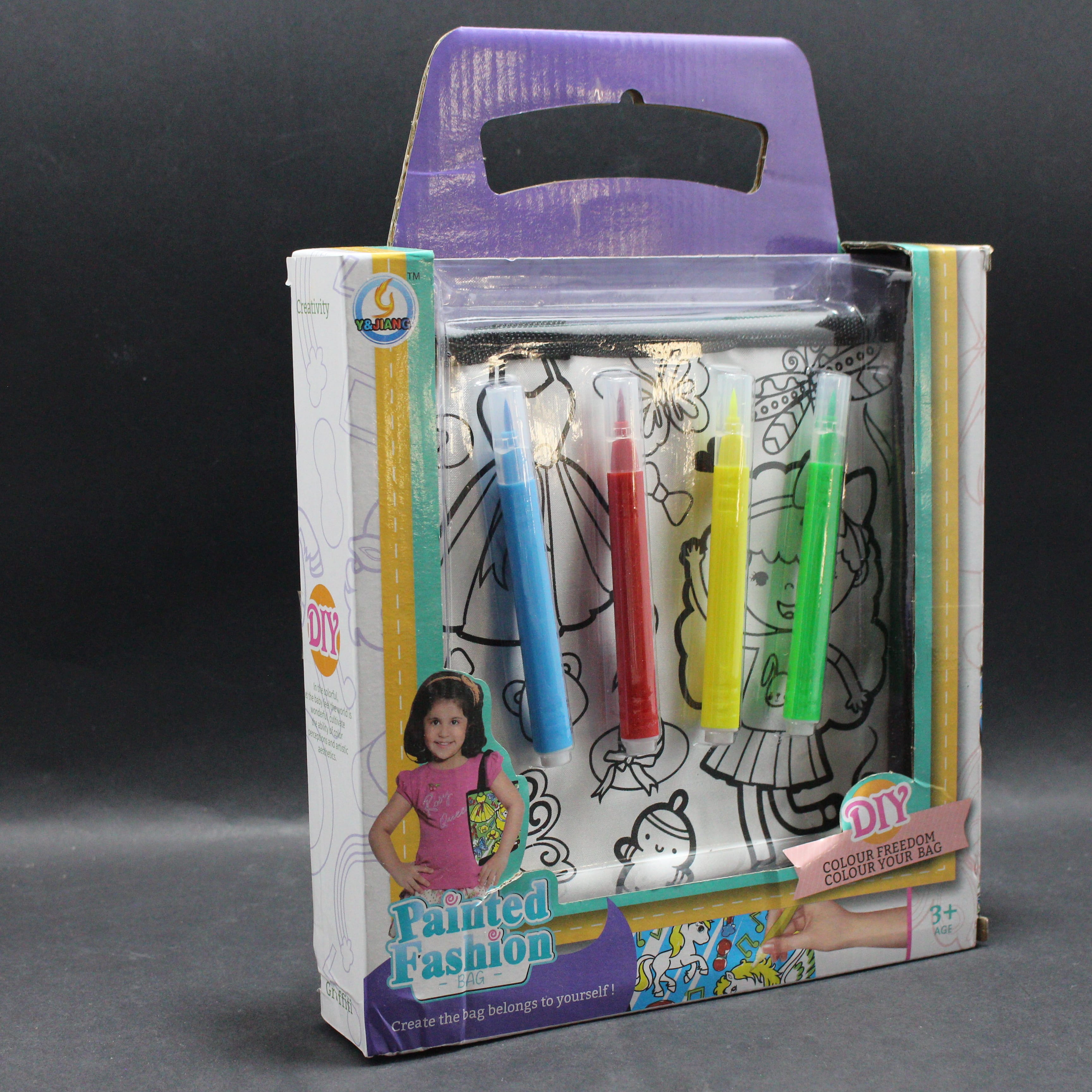 Miniatura 2 de Bolsa para colorear de niña