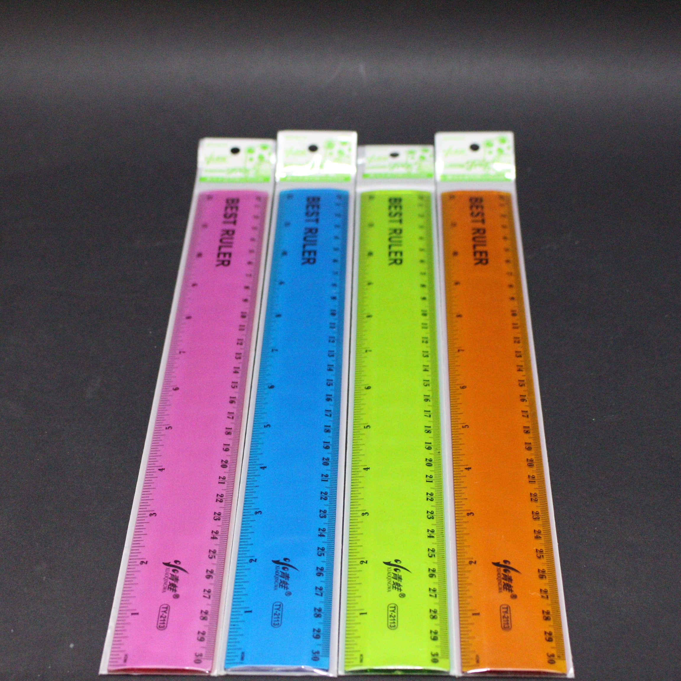 Regla 30cm de colores