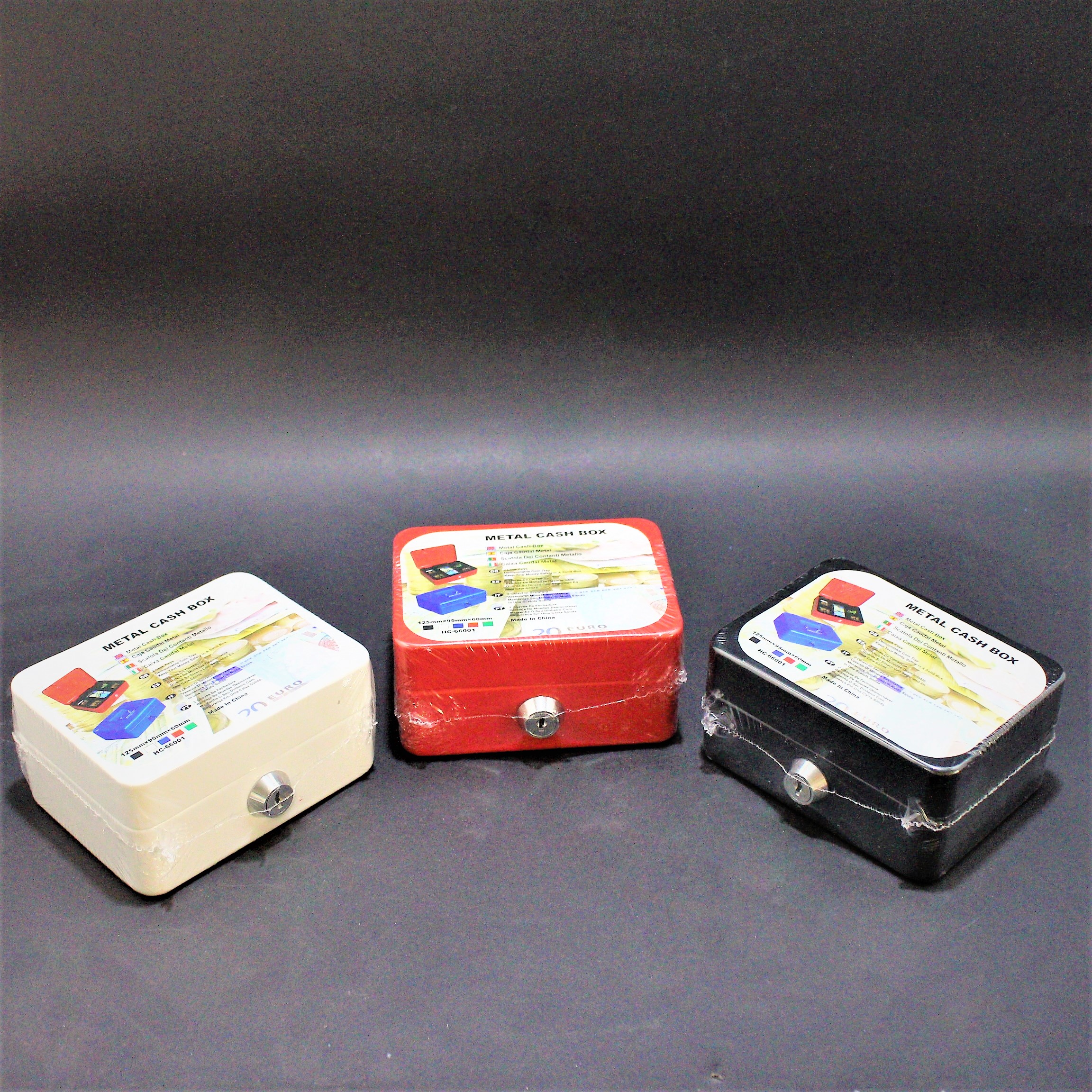 Caja menor metálica 125mmx95mmx60mm