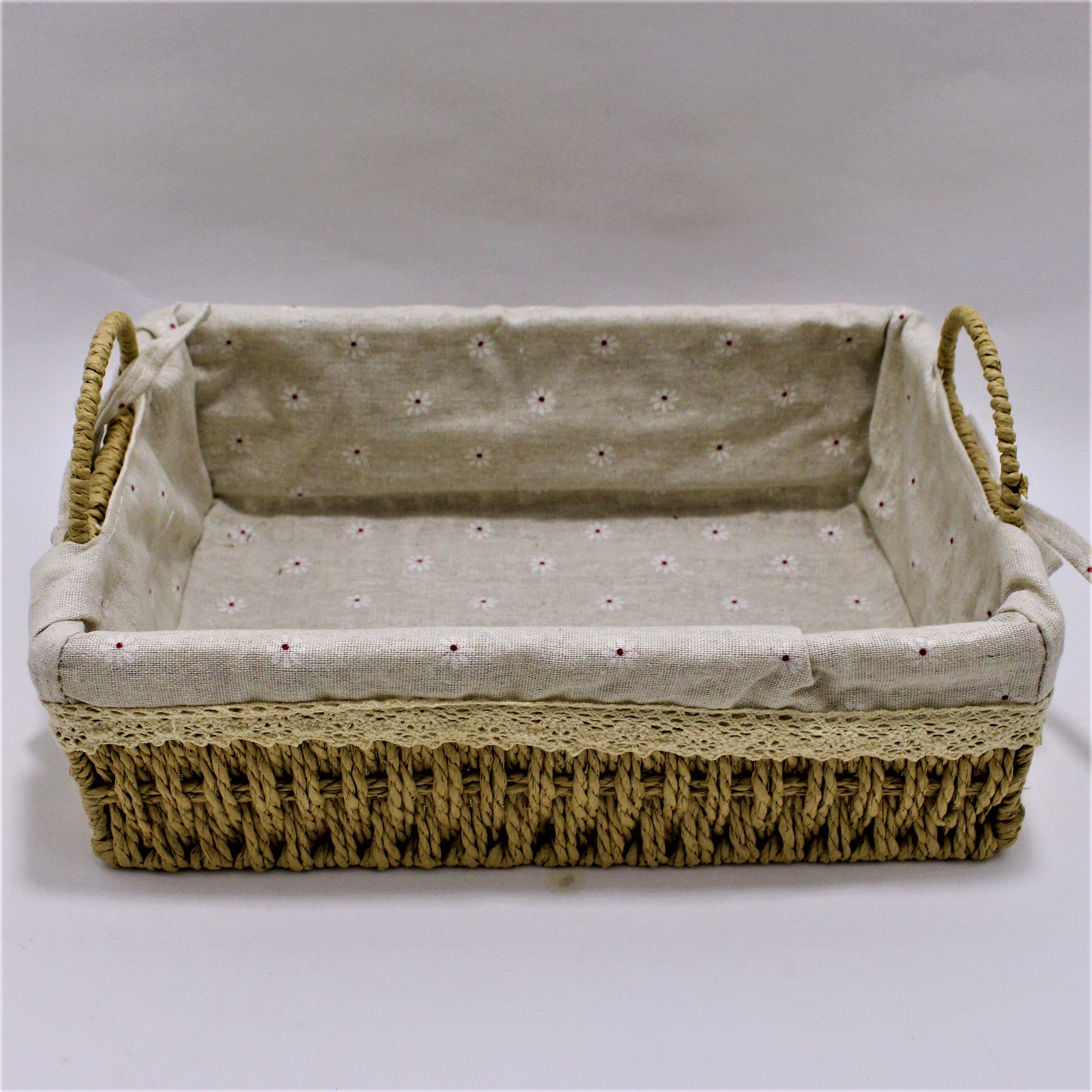 Miniatura 4 de Canasta artesanal Rectangular grande co