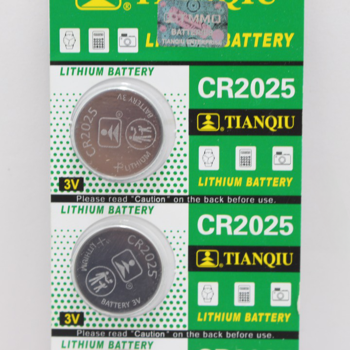 pila cr2025 por cartón
