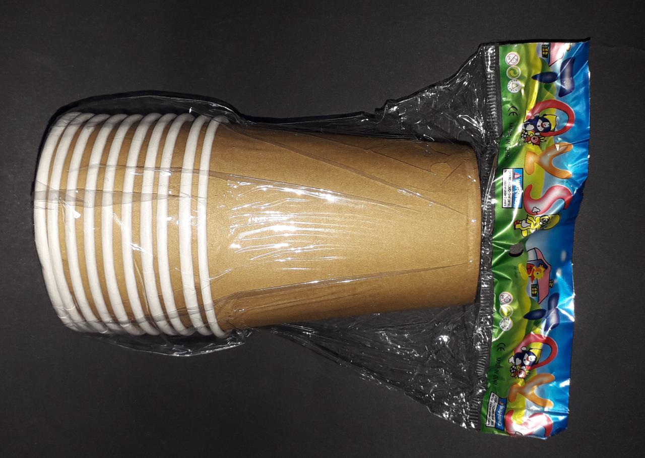 VASO DORADO MATE   x 10  7 ONZ