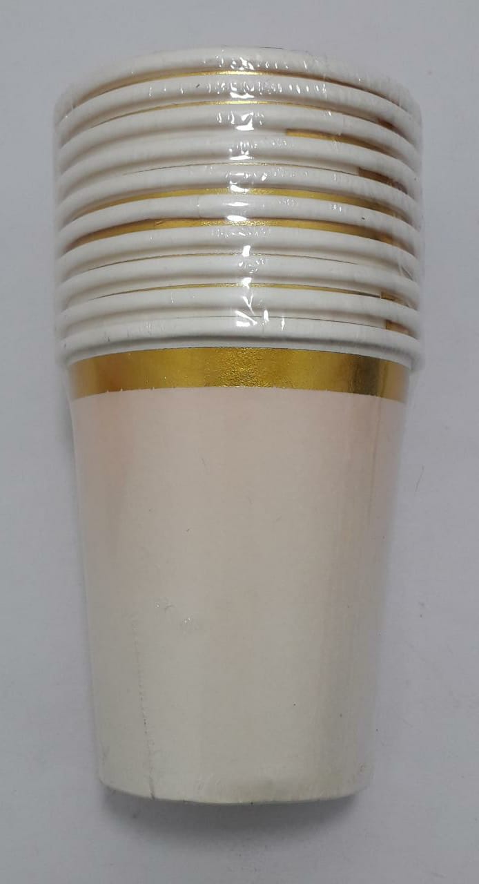 Vasos BEIGE desvanesido x 10 und