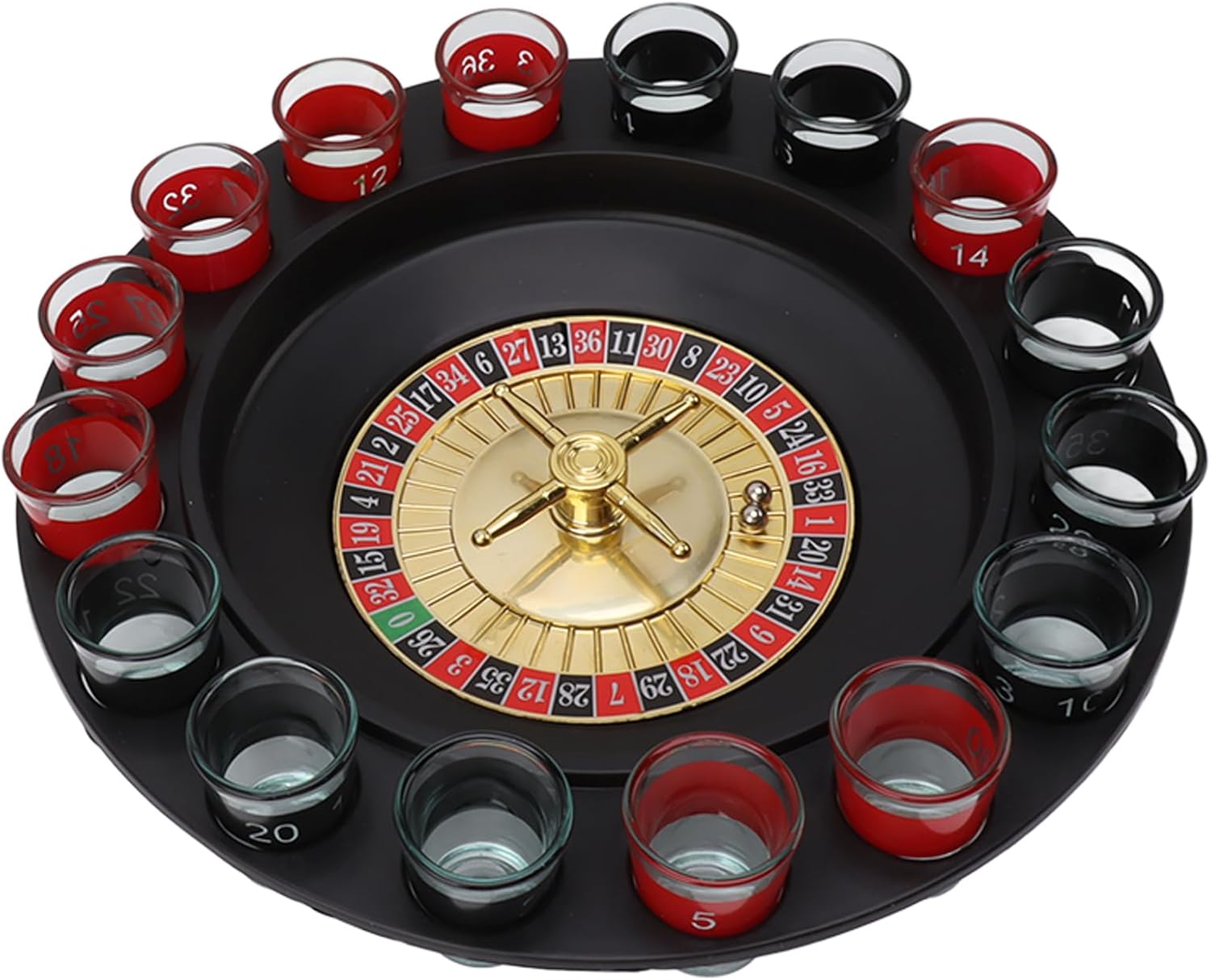 Miniatura 4 de Ruleta tragos shots 16 copas juego adult
