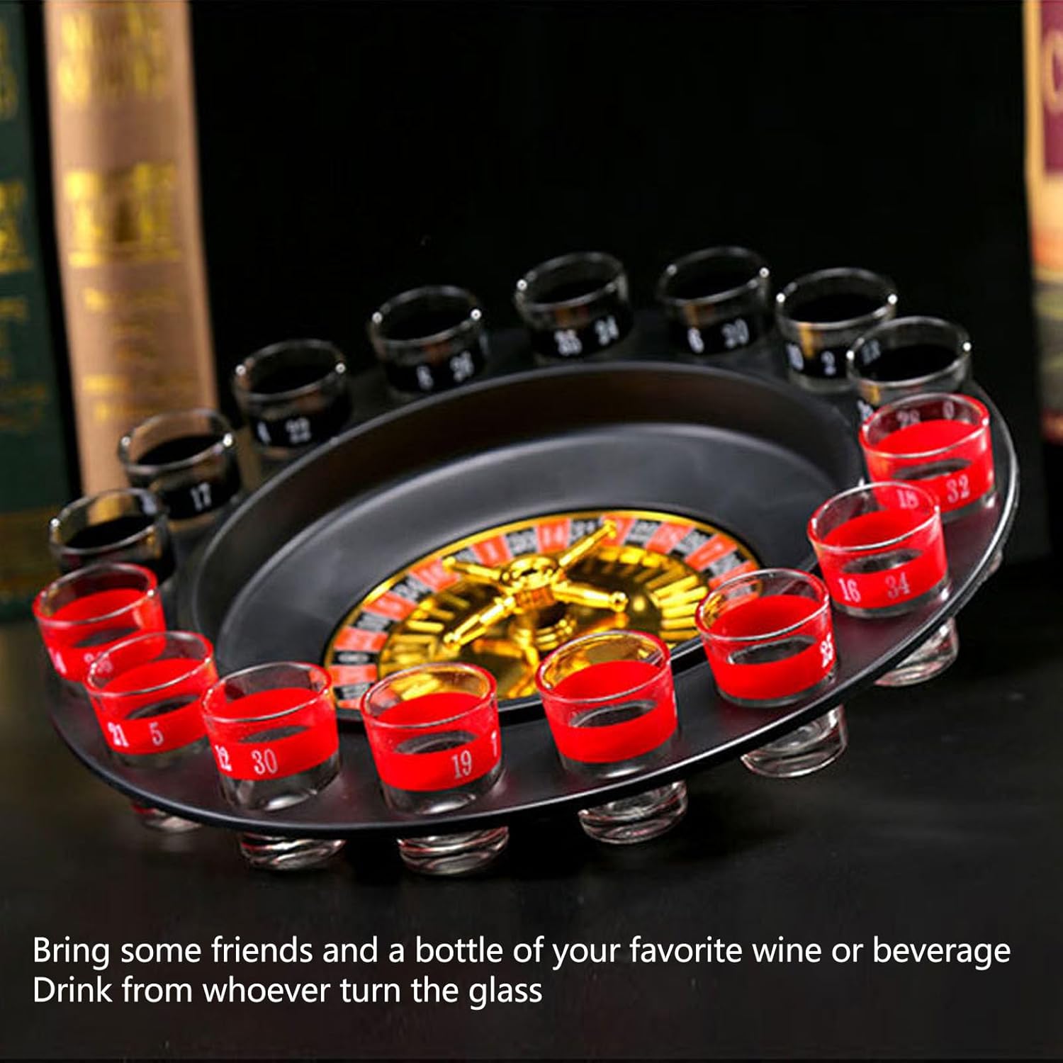 Miniatura 5 de Ruleta tragos shots 16 copas juego adult