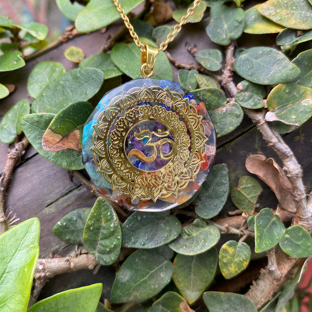 Colgante Orgonita Om