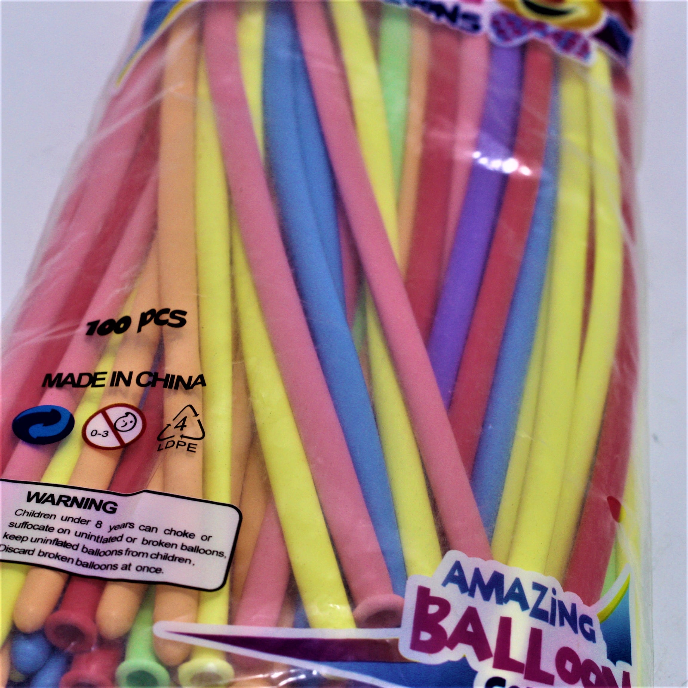 Globo mil figuras de 30cm x 100 unidade