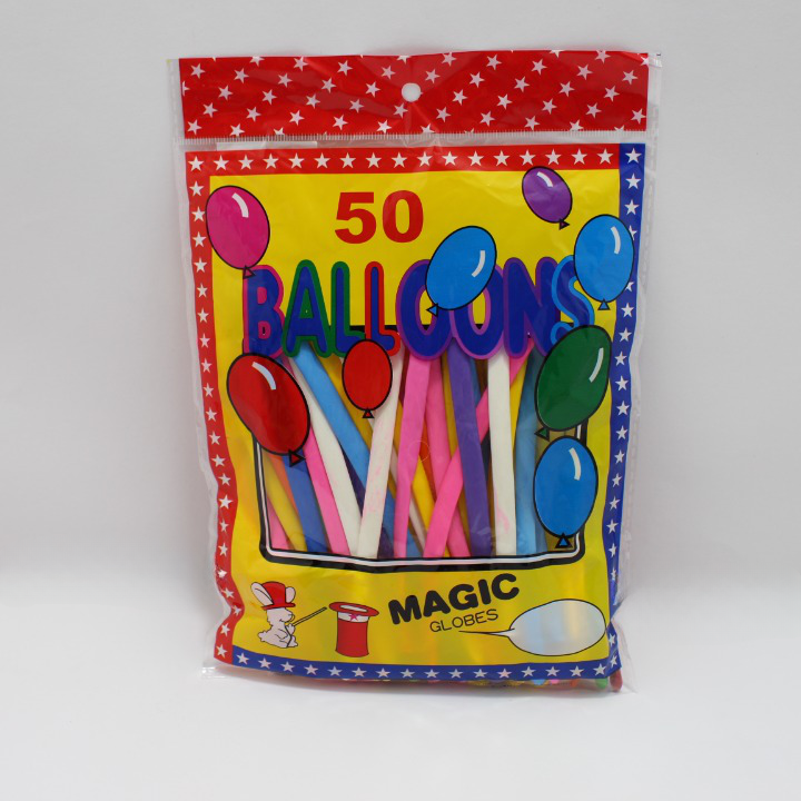 Globo mil figuras colores vivos de 30cm