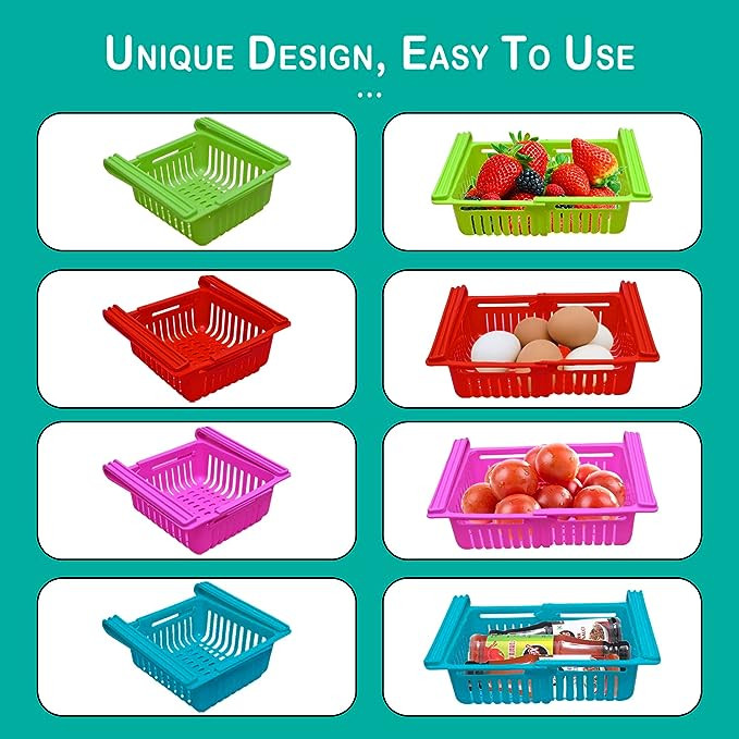 Miniatura 2 de Organizador Ajustable Para Nevera