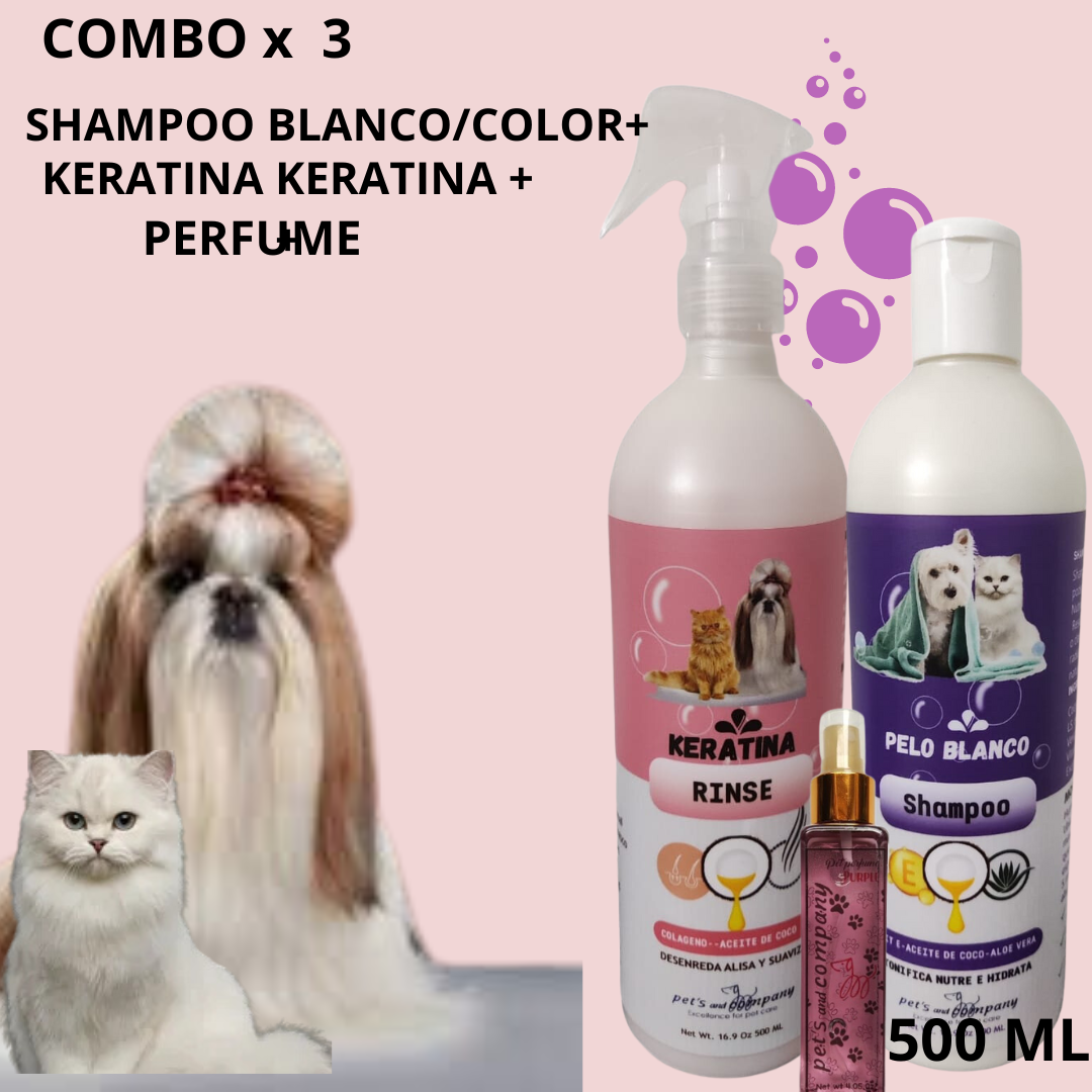 Shampoo Para Perro Brinse Keratina 500 Mlperfum