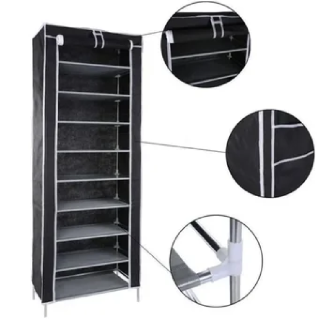 Miniatura 3 de Organizador Zapatos En Tela Diseño Torre