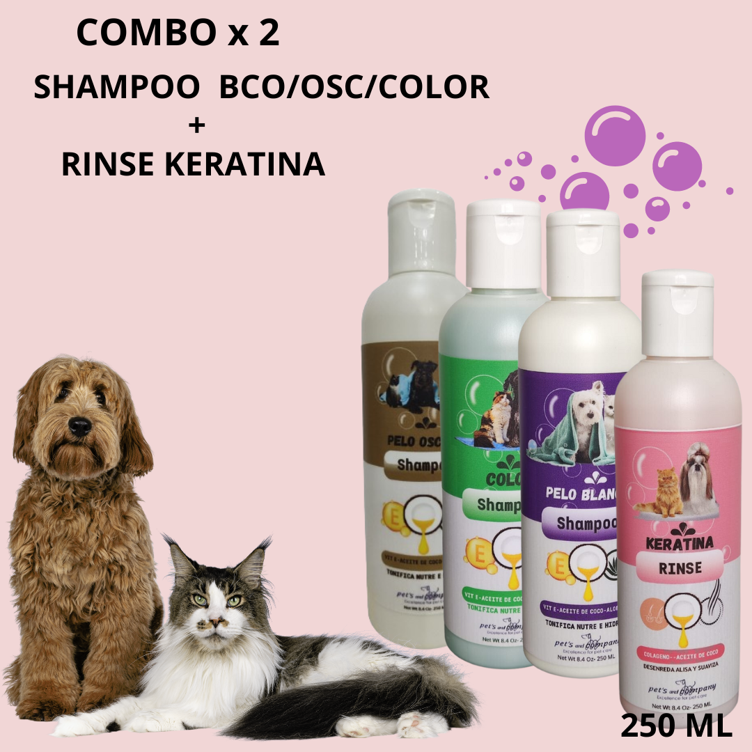 Shampoo Para Perro Bcocoloroscrinse Keratina 250