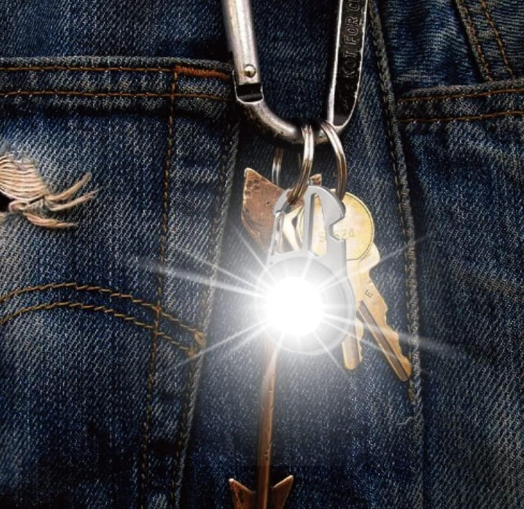 Linterna LED portátil con soporte