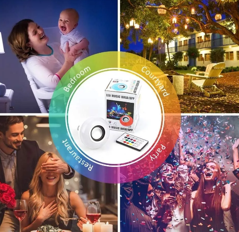 Miniatura 2 de Bombillo Parlante Con Bluetooth