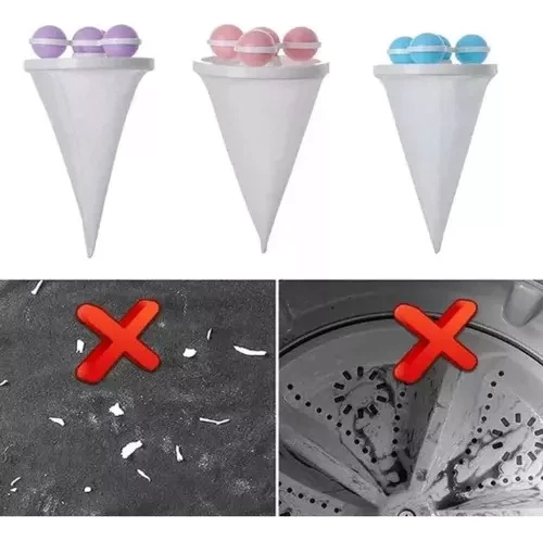 Miniatura 3 de Filtro atrapa motas recoge pelo lavadora