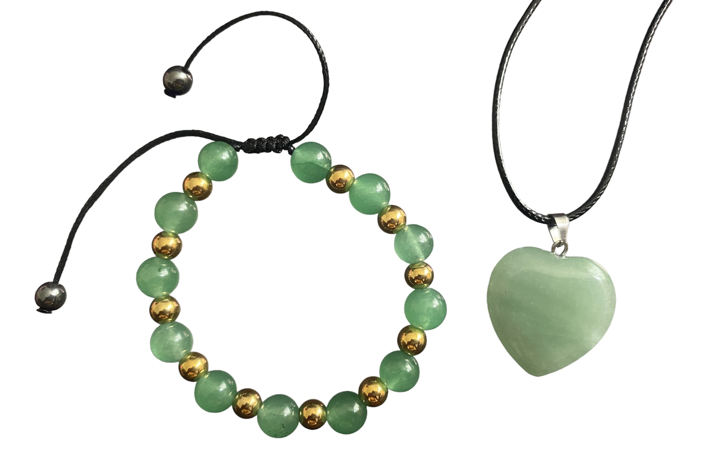 Miniatura 3 de Combo Aventurina y Colgante Corazón Jade