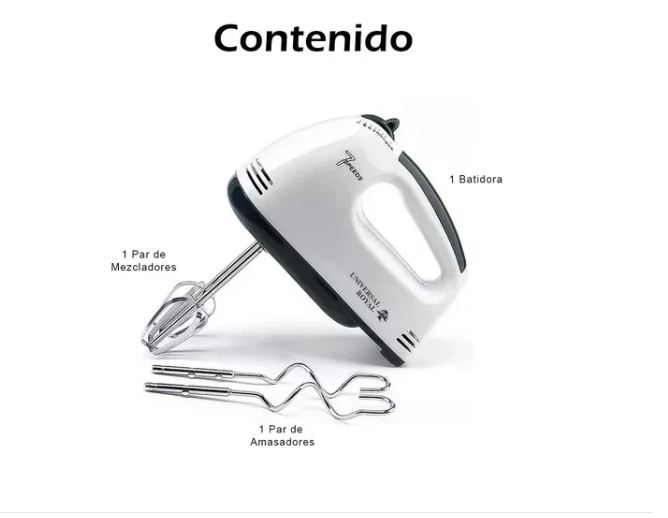 Batidora De Mano Universal Royal 7 Velo