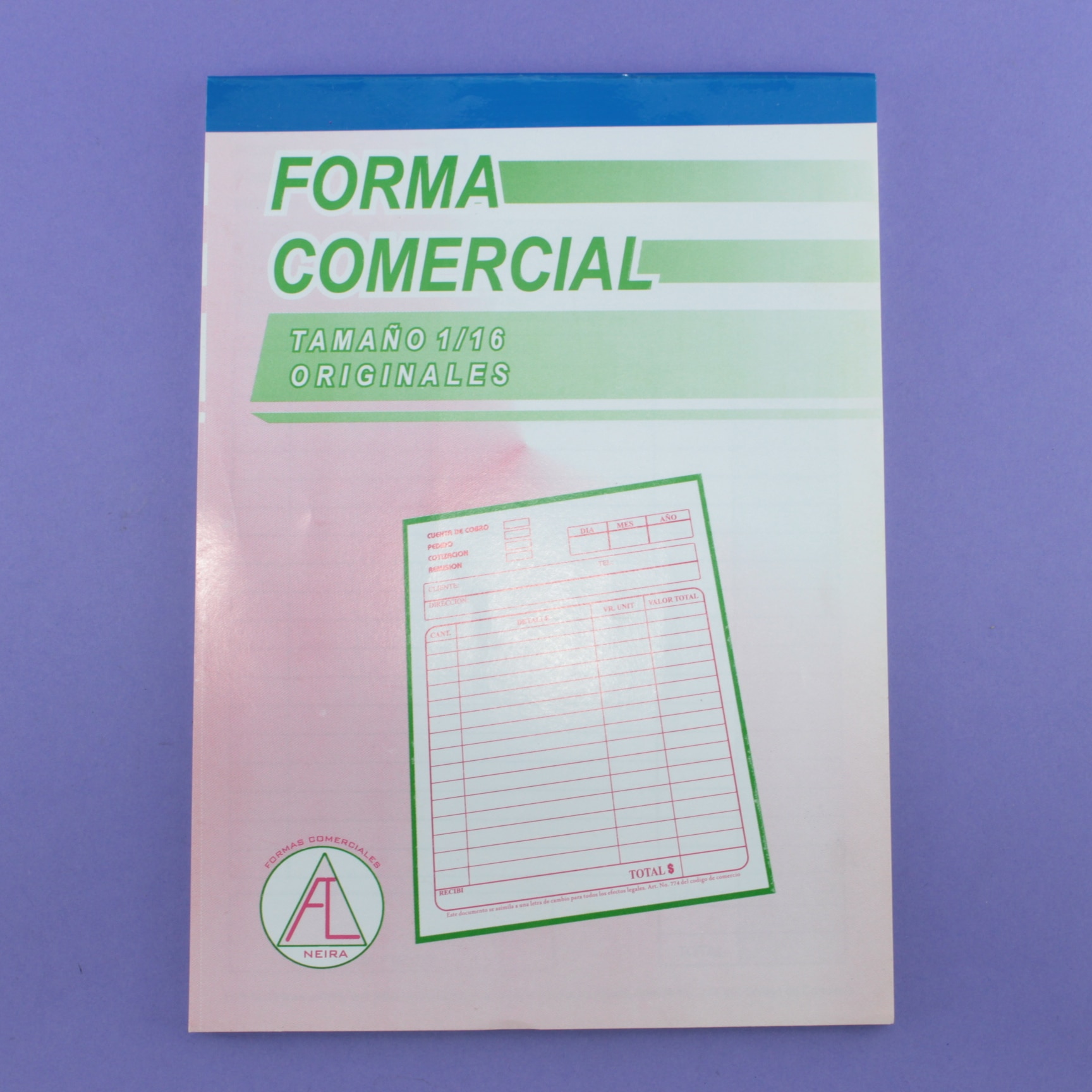 Miniatura 2 de Cuenta de cobro 1/16