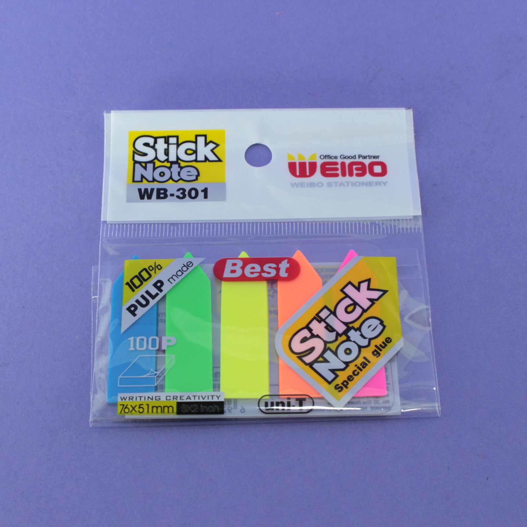 Miniatura 2 de Separadores adhesivos fluorescente