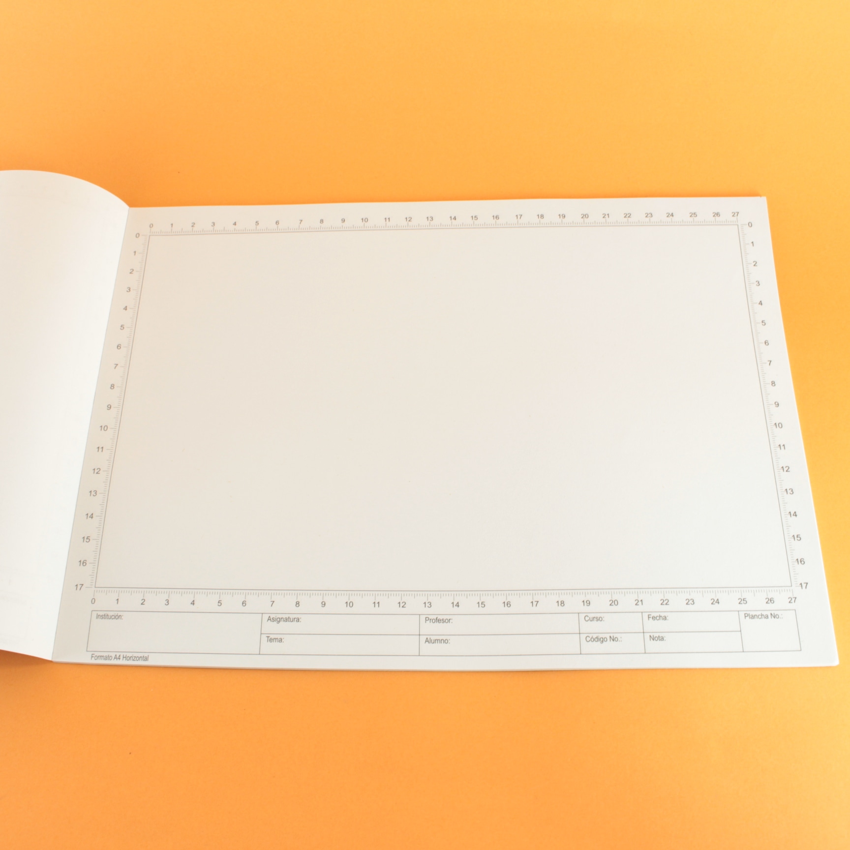 Block din A4 horizontal