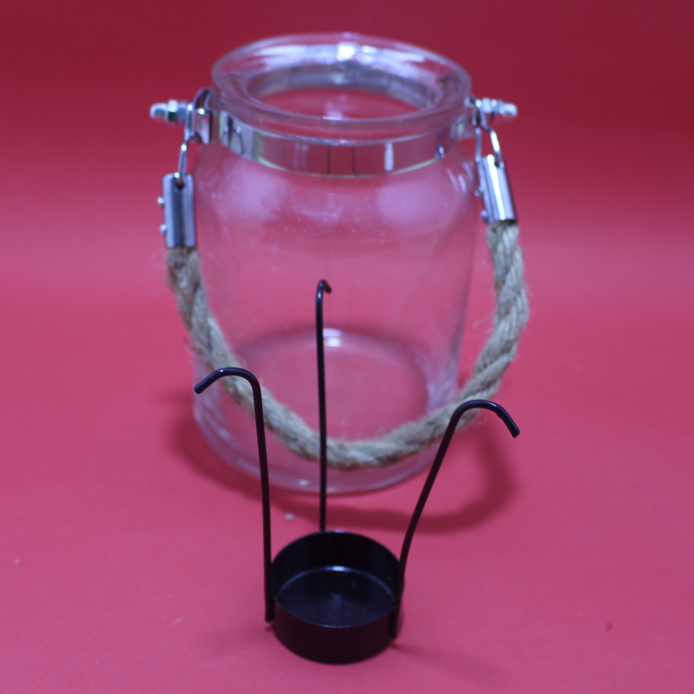 Miniatura 2 de Frasco Candelabro de cristal mediano