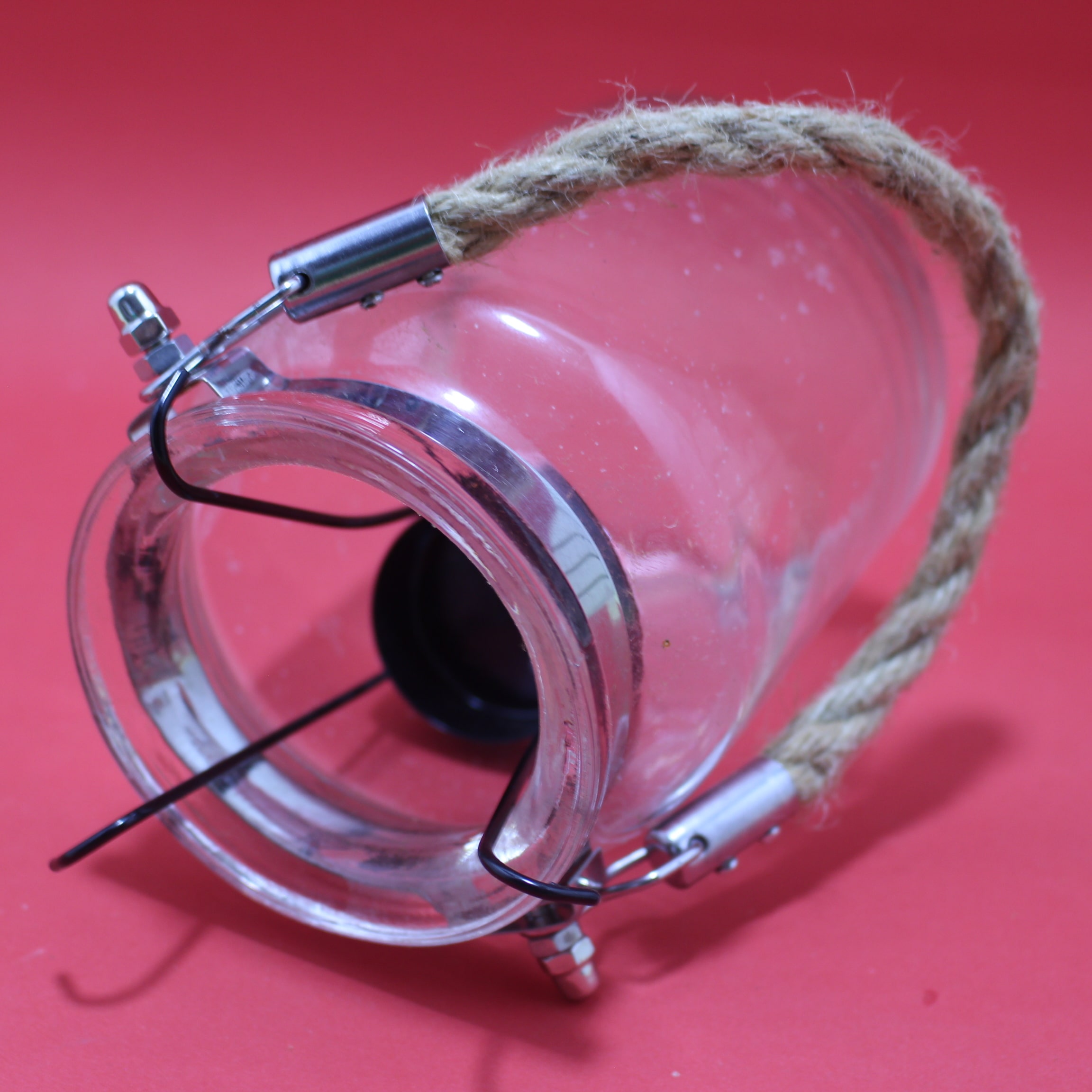 Frasco Candelabro de cristal mediano