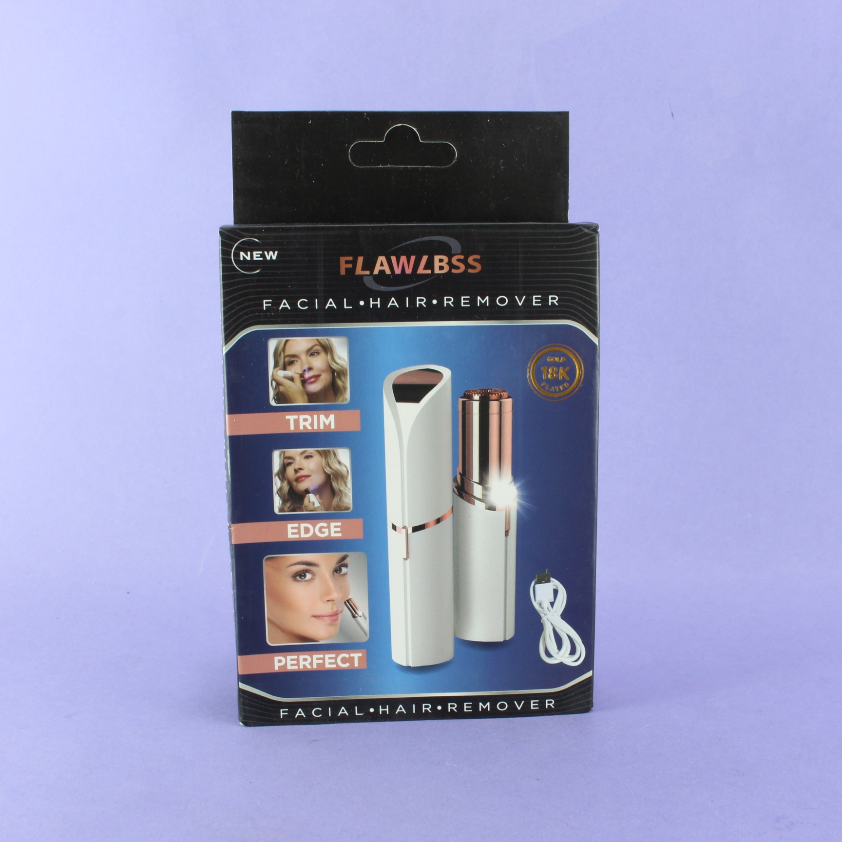 Depilador facial electrónico