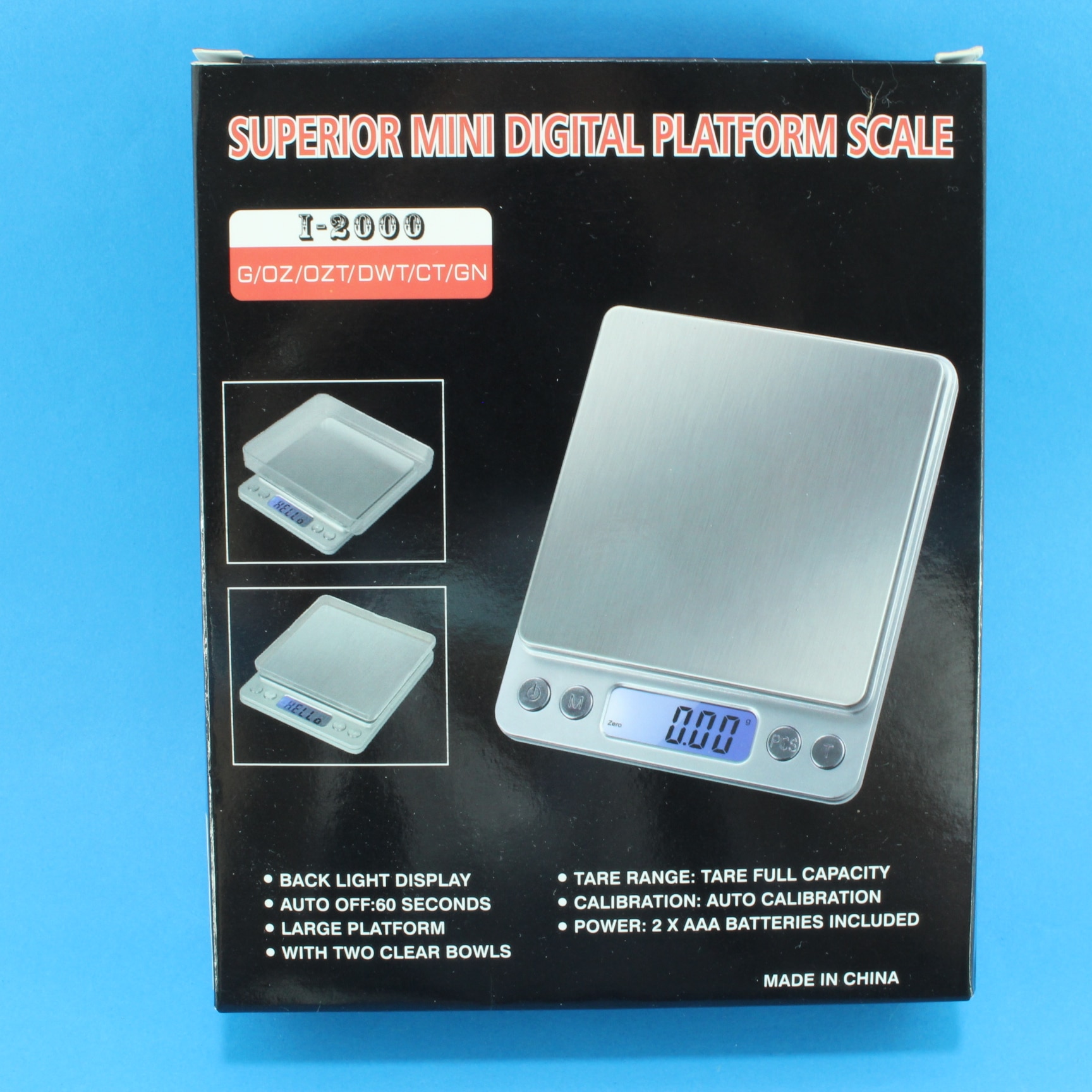 Miniatura 5 de Gramera digital retroiluminada 2.000gr