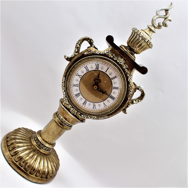 Miniatura 3 de Reloj con 2 Candelabros en Poli resina