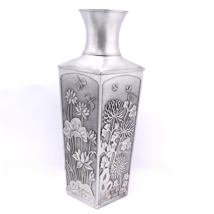 Miniatura 4 de Jarrón Zamak en Electro plata