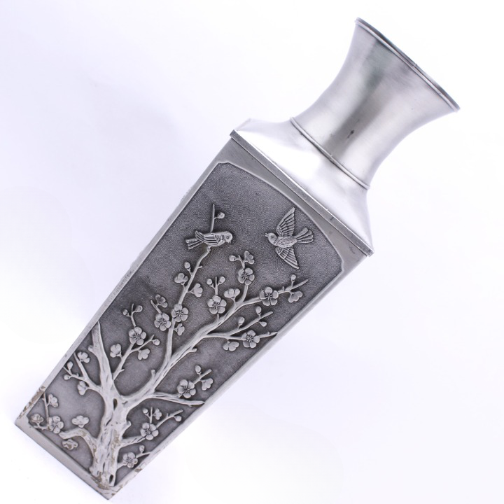 Jarrón Zamak en Electro plata