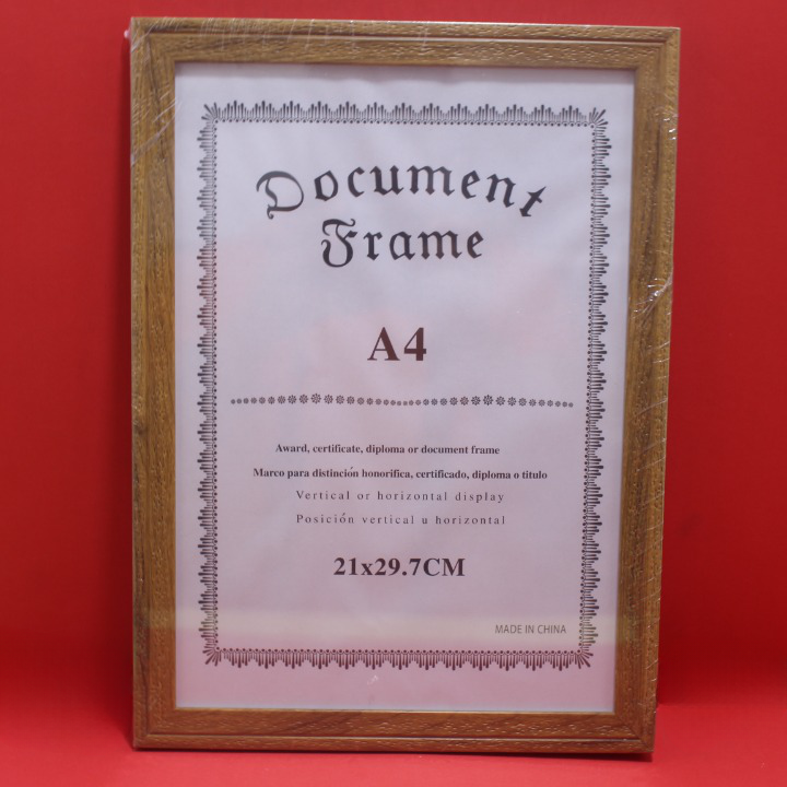 PORTARETRATO A4 EN MADERA